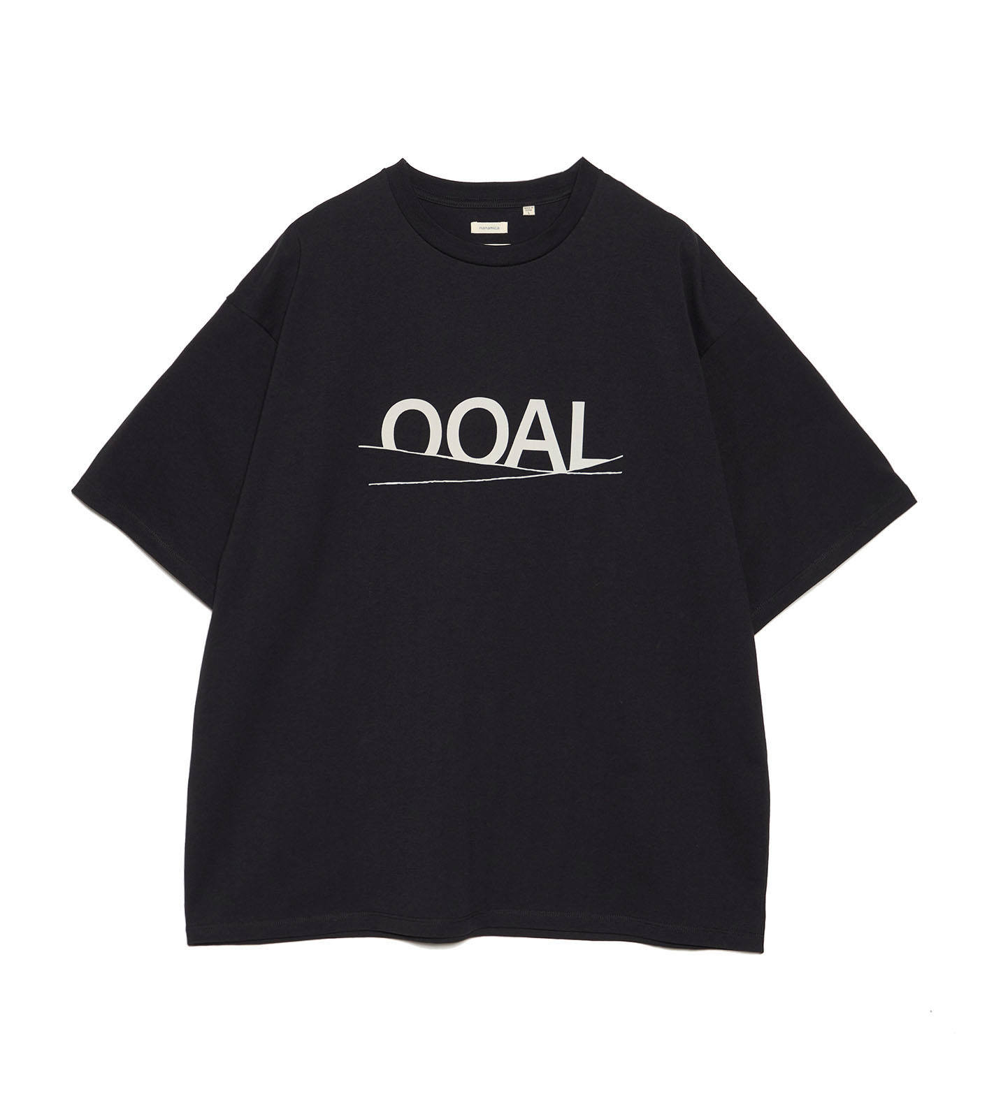 nanamica OOAL GRAPHIC TEE - BLACK