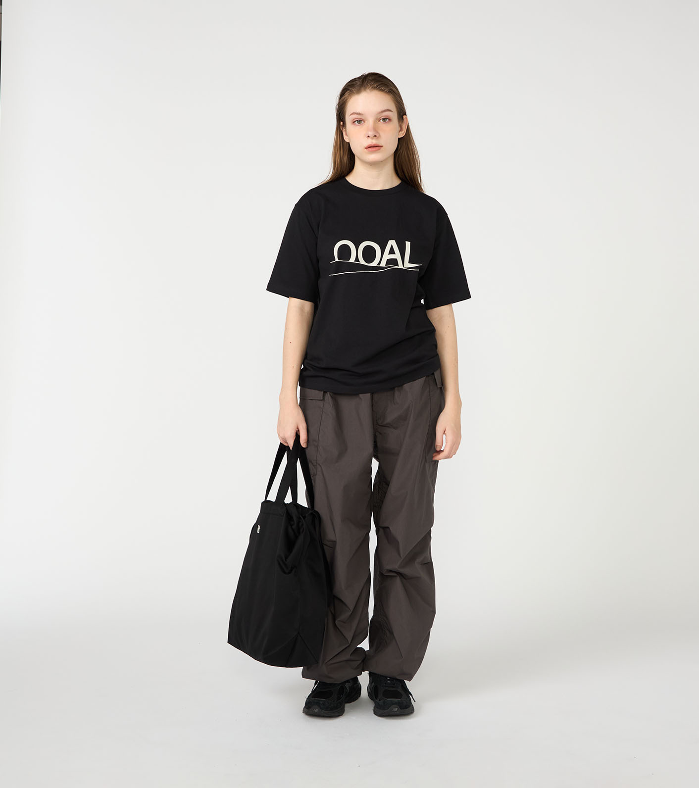 nanamica OOAL GRAPHIC TEE - WHITE
