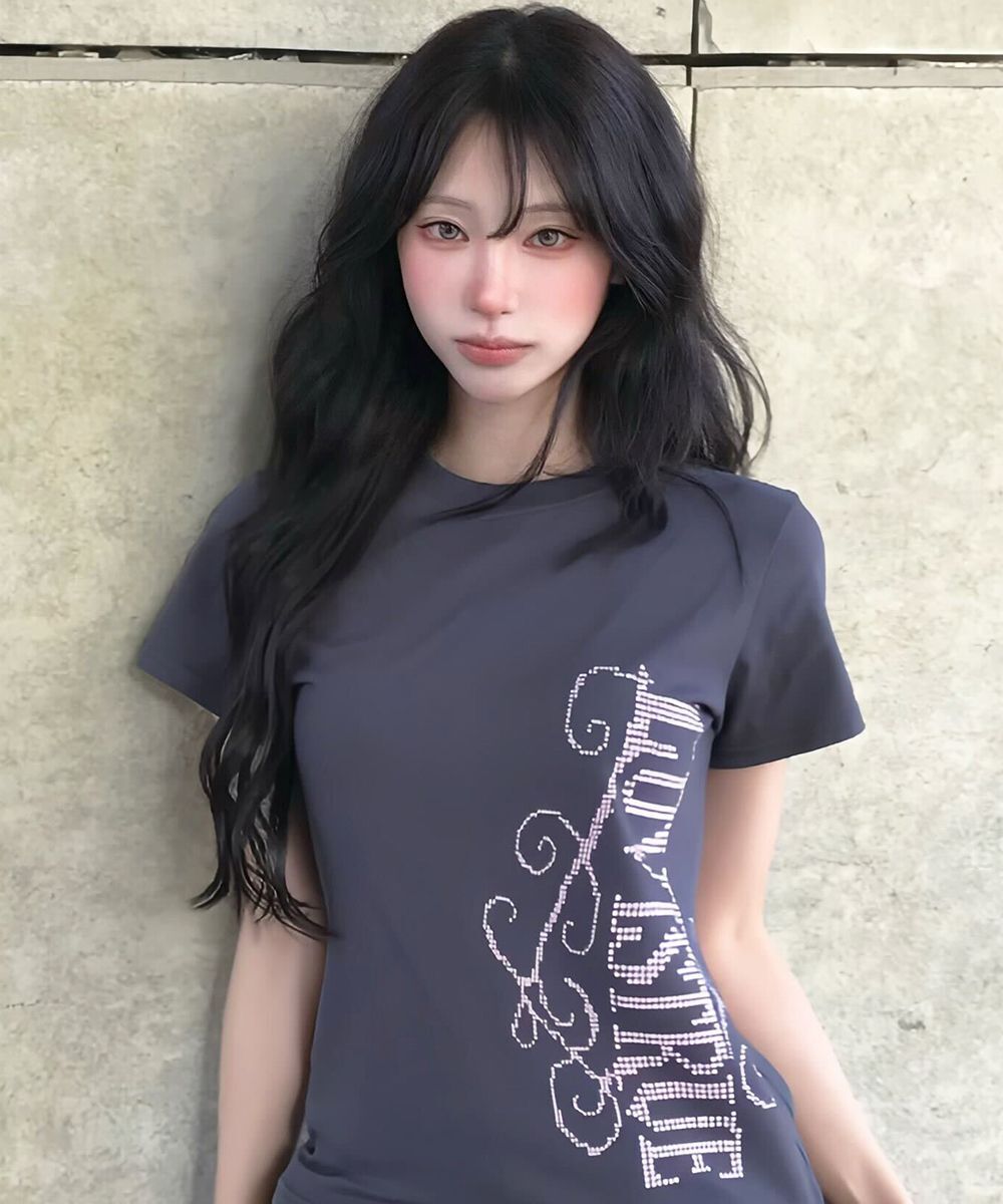 LUVISTRUE EL Logo Tee 炭灰色 5010549012