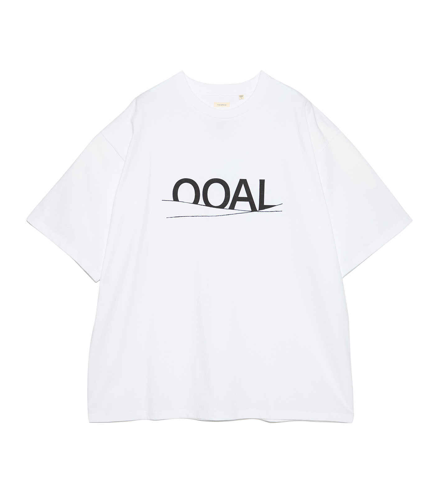 nanamica OOAL GRAPHIC TEE - WHITE