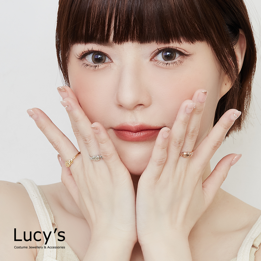 Lucy's X Hello Kitty 限量聯名 Blooming Love 開口戒 (三色) (130773/130774/130775)