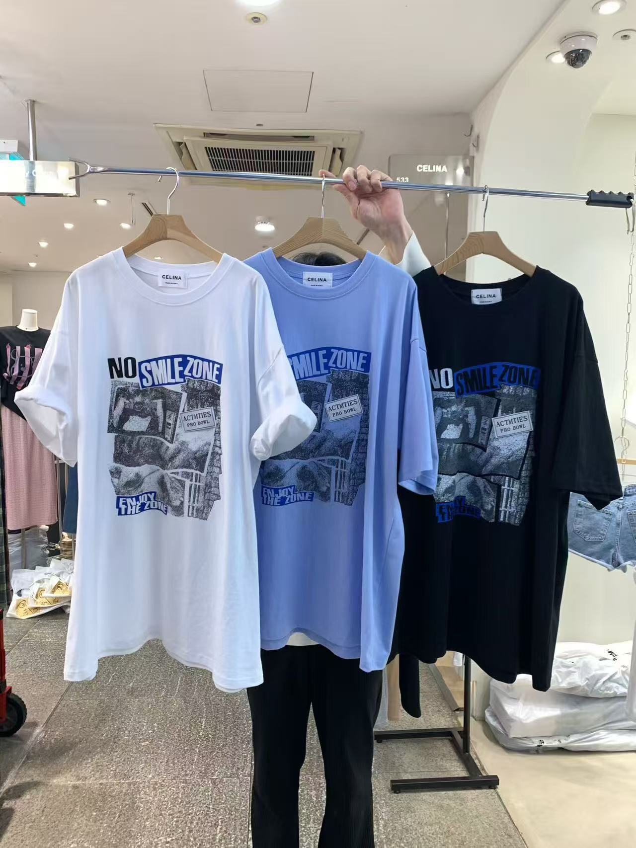 (7339) 韓國(NO SMILE ZONE) TEE【3色可選】