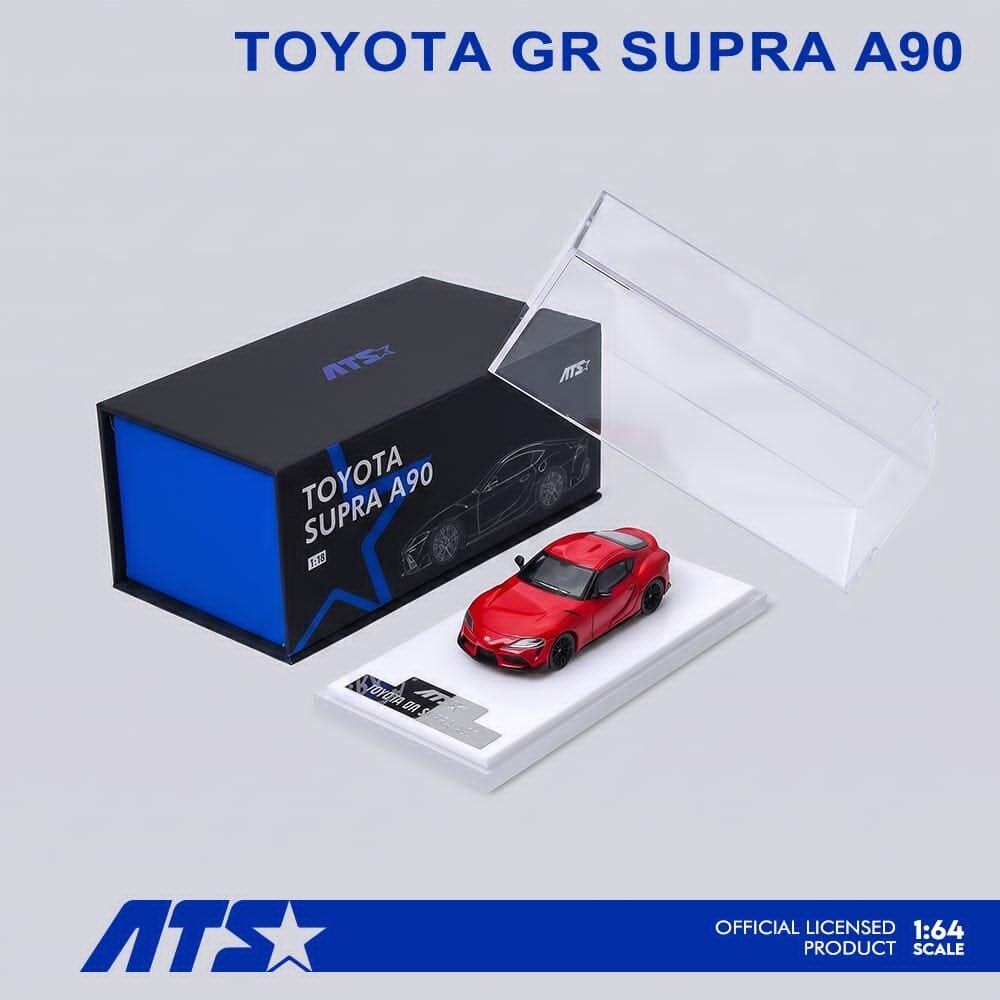 預訂:1/64 ATS Models  Toyota GR Supra A90 Red (ATS882102 )