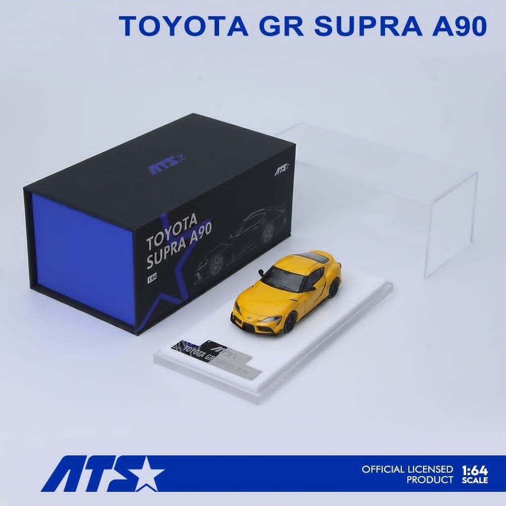 預訂:1/64 ATS Models Toyota GR Supra A90 Yellow (ATS882101 )