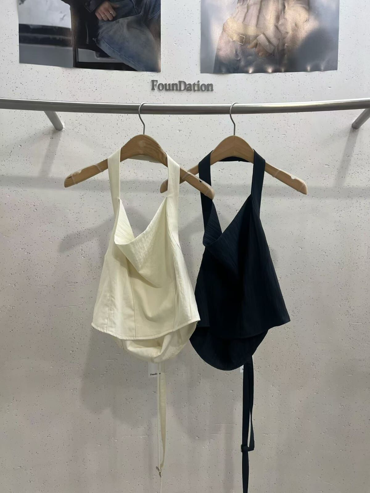 FD6243 掛脖後綁帶小背心