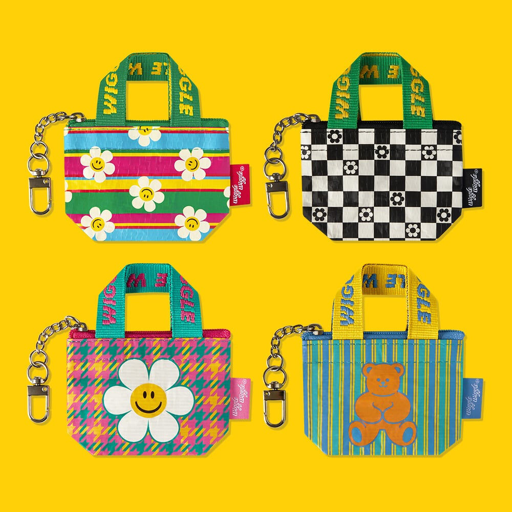WIGGLE WIGGLE Mini Tarpaulin Bag Keyring