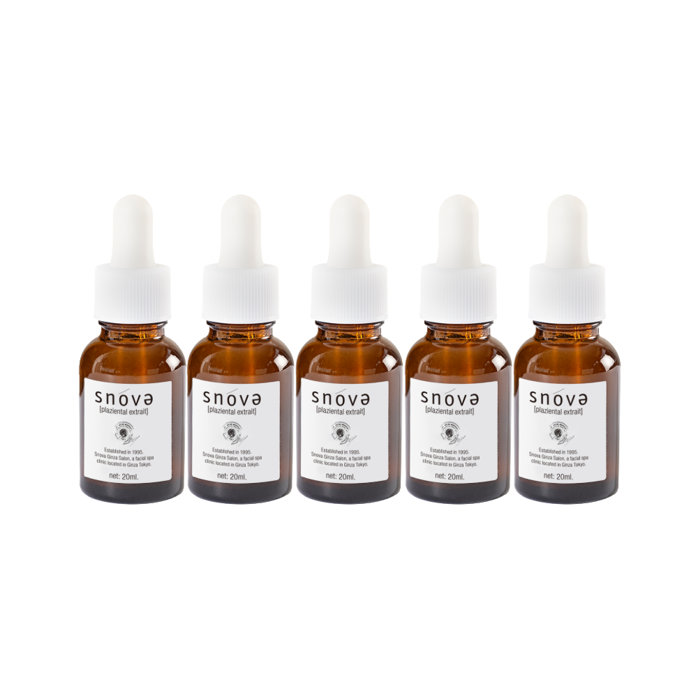 最新版- 第3代胎盤素逆齡亮白精華液 20ml 5件裝