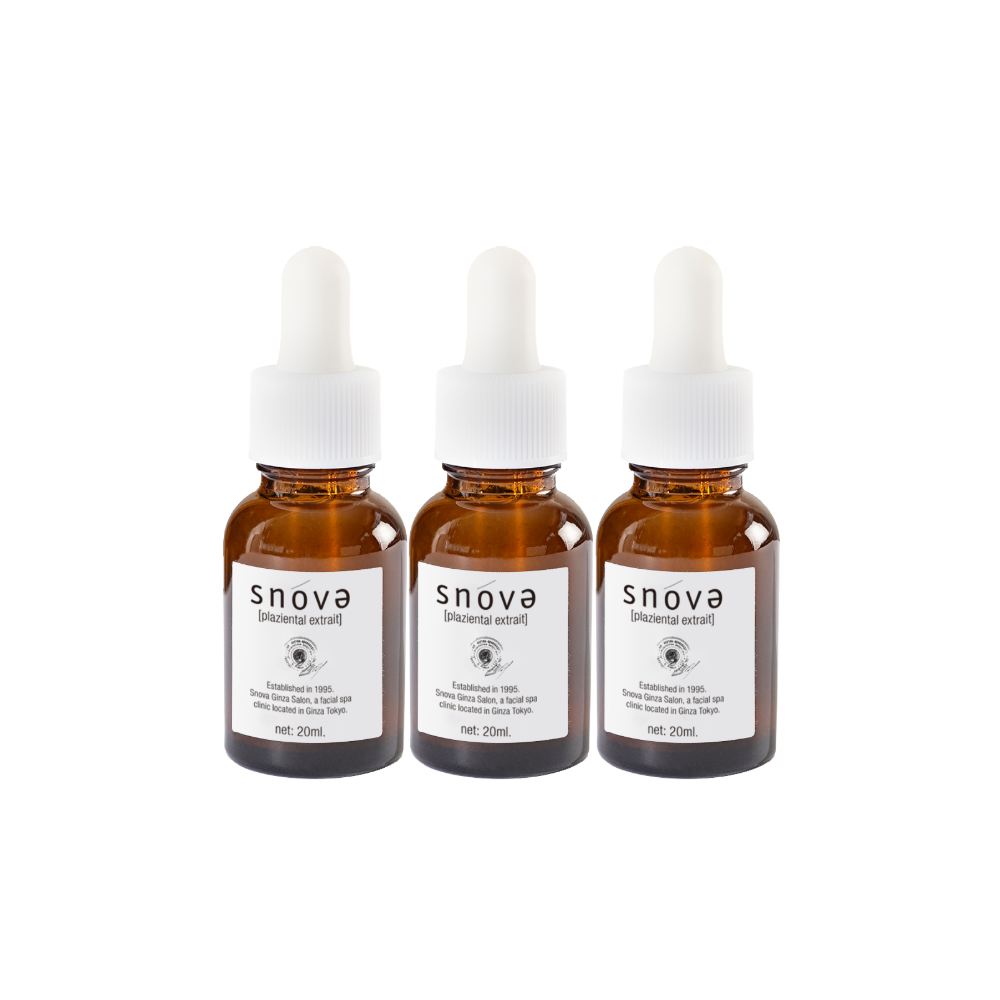 最新版- 第3代胎盤素逆齡亮白精華液 (20ml) 3件裝