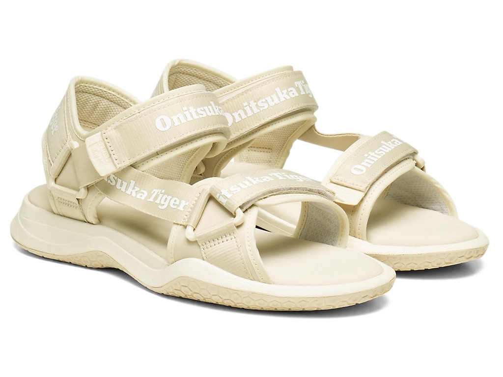 【日本限時連線代購】Onitsuka Tiger OHBORI STRAP 鬼冢虎 魔鬼氈 沙灘涼鞋 燕麥 1183B305-250