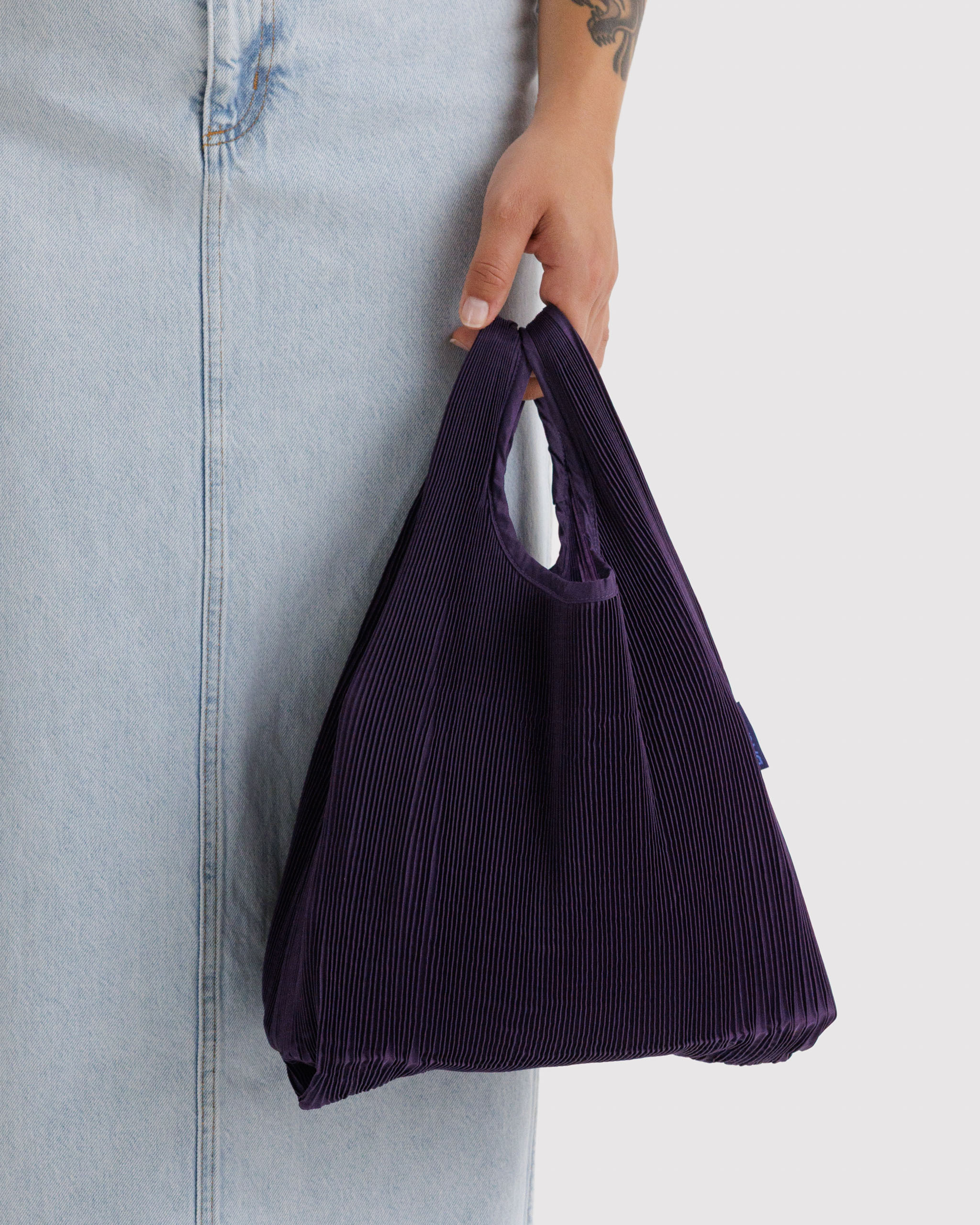 Pleated Baggu - Fig | BAGGU