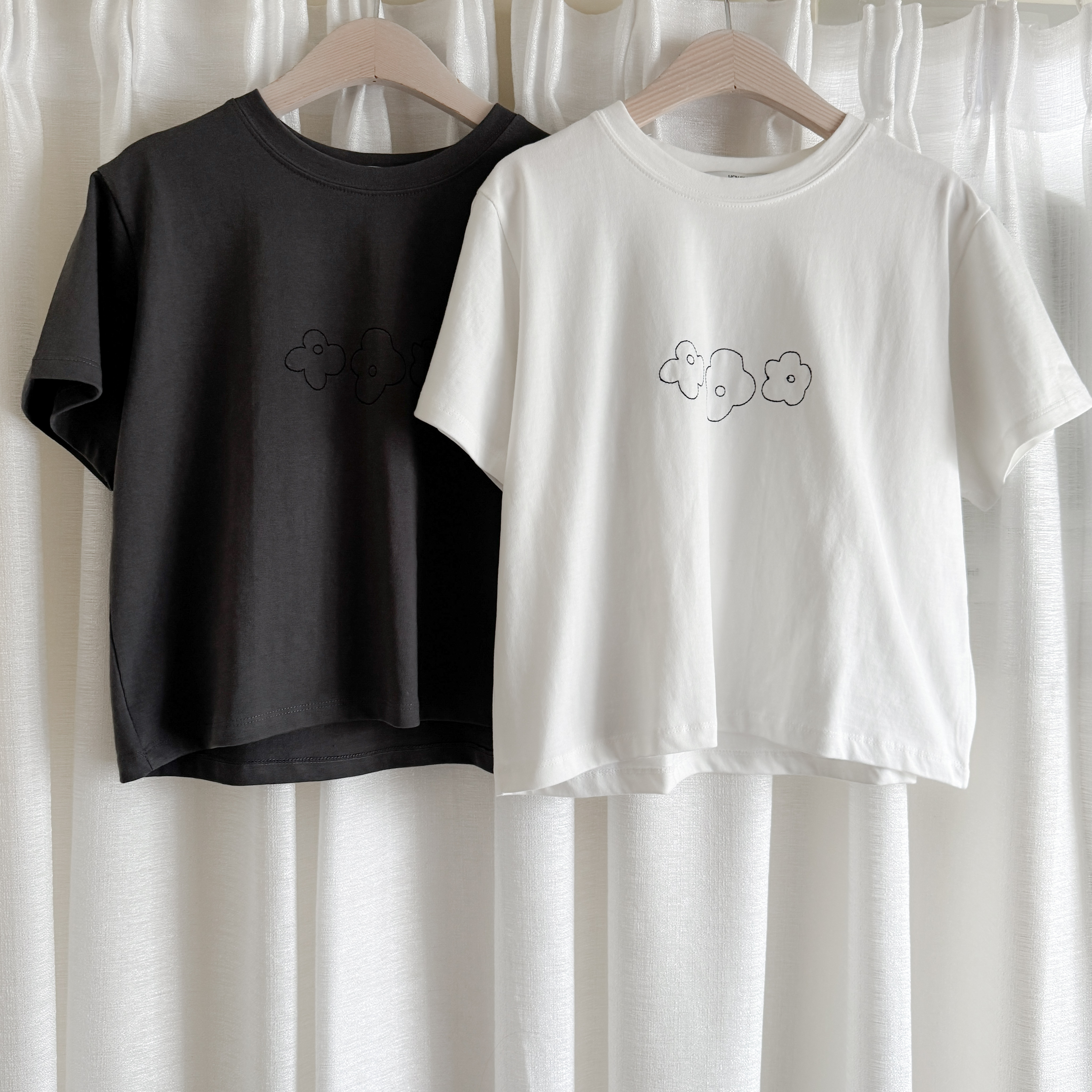 童趣花花短tee