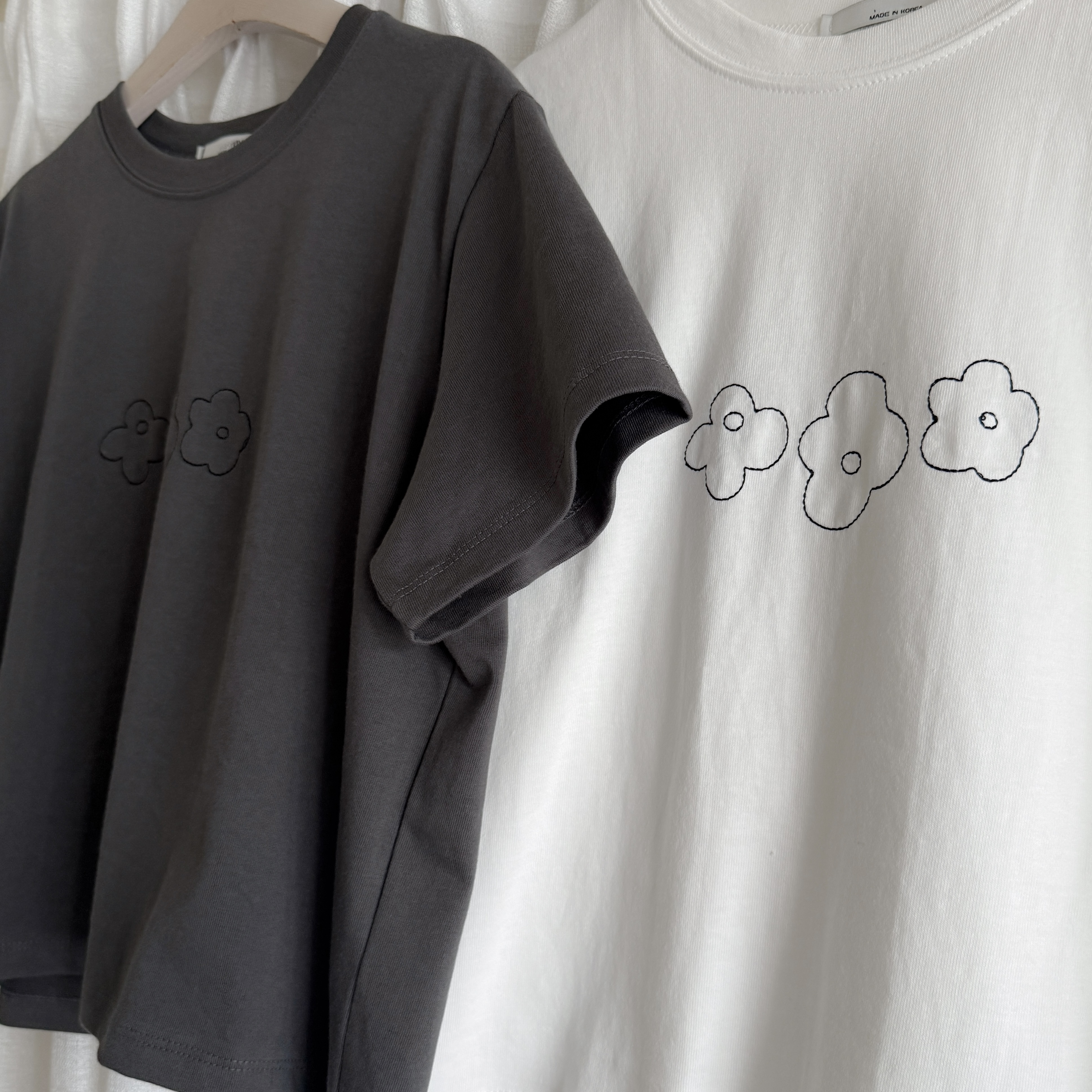 童趣花花短tee