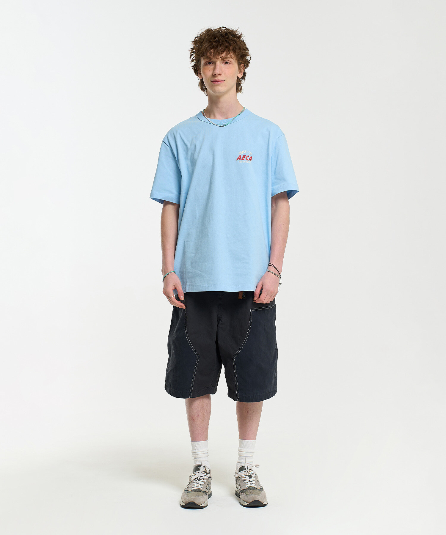 AECA TRACK NO.10 AECA HALF SLEEVE TEE SKY BLUE AW2602TS05SB