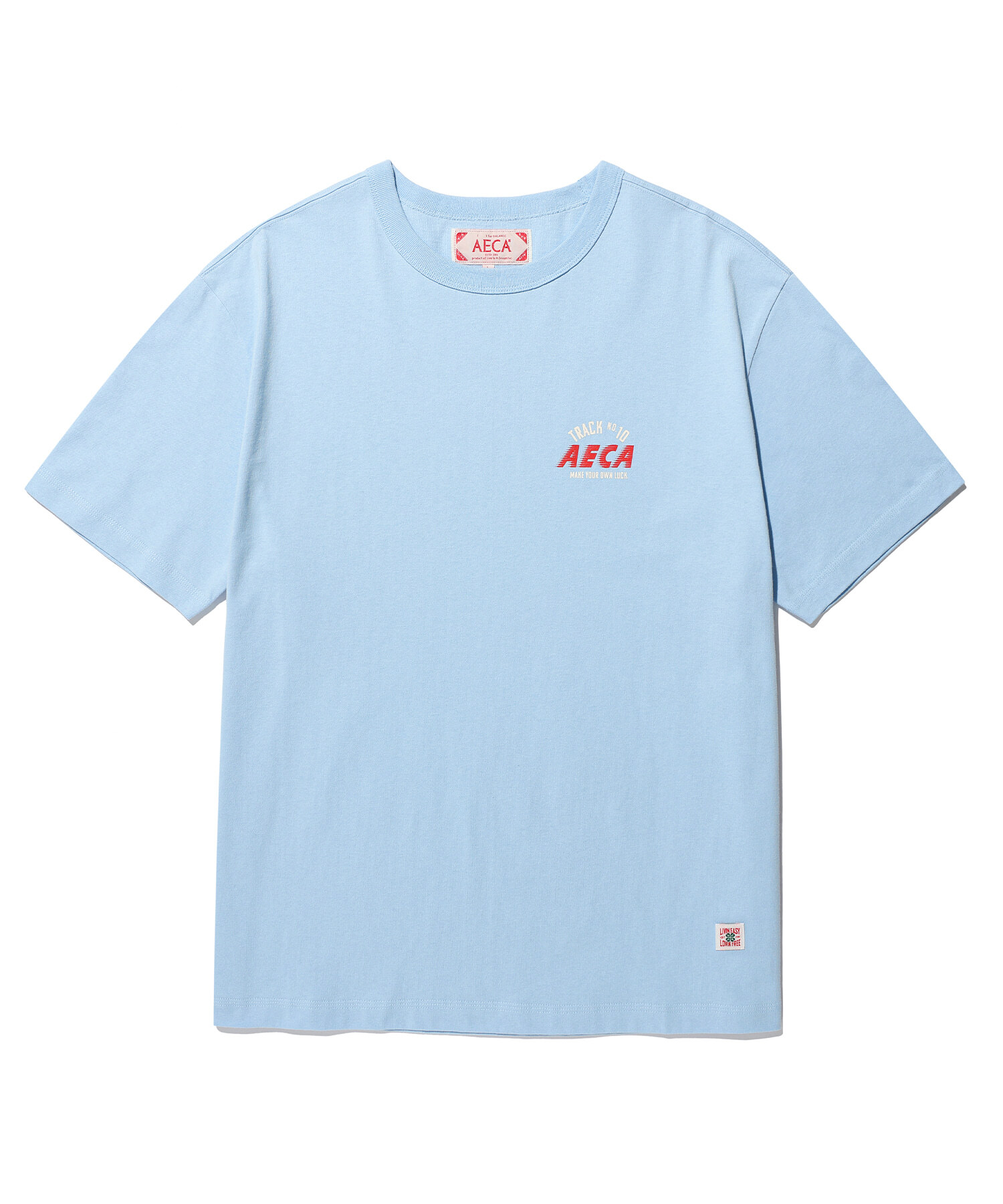 AECA TRACK NO.10 AECA HALF SLEEVE TEE SKY BLUE AW2602TS05SB