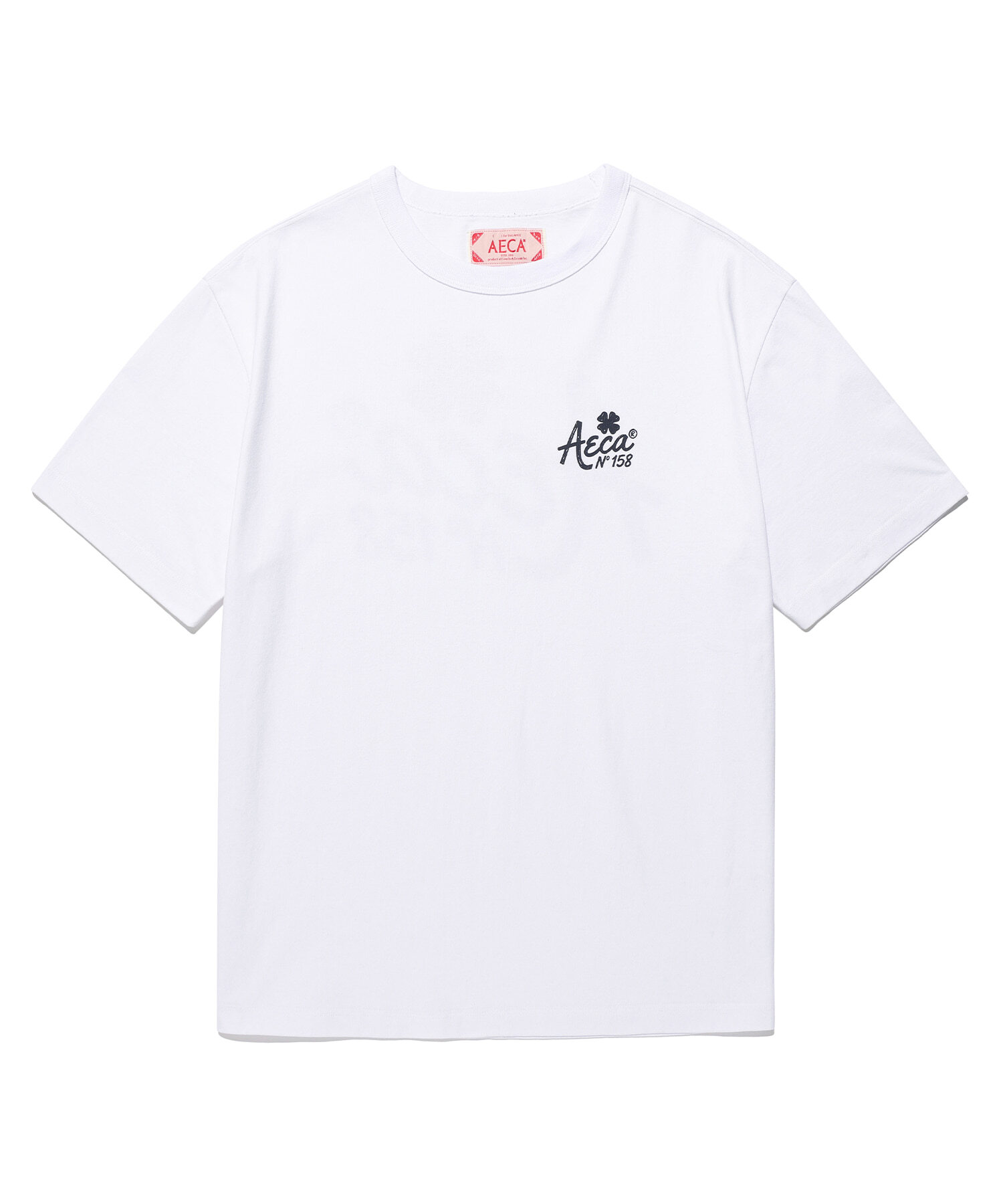 AECA LUCKY CLOVER LOGO GRAPHIC HALF SLEEVE TEE WHITE AW2602TS07WH