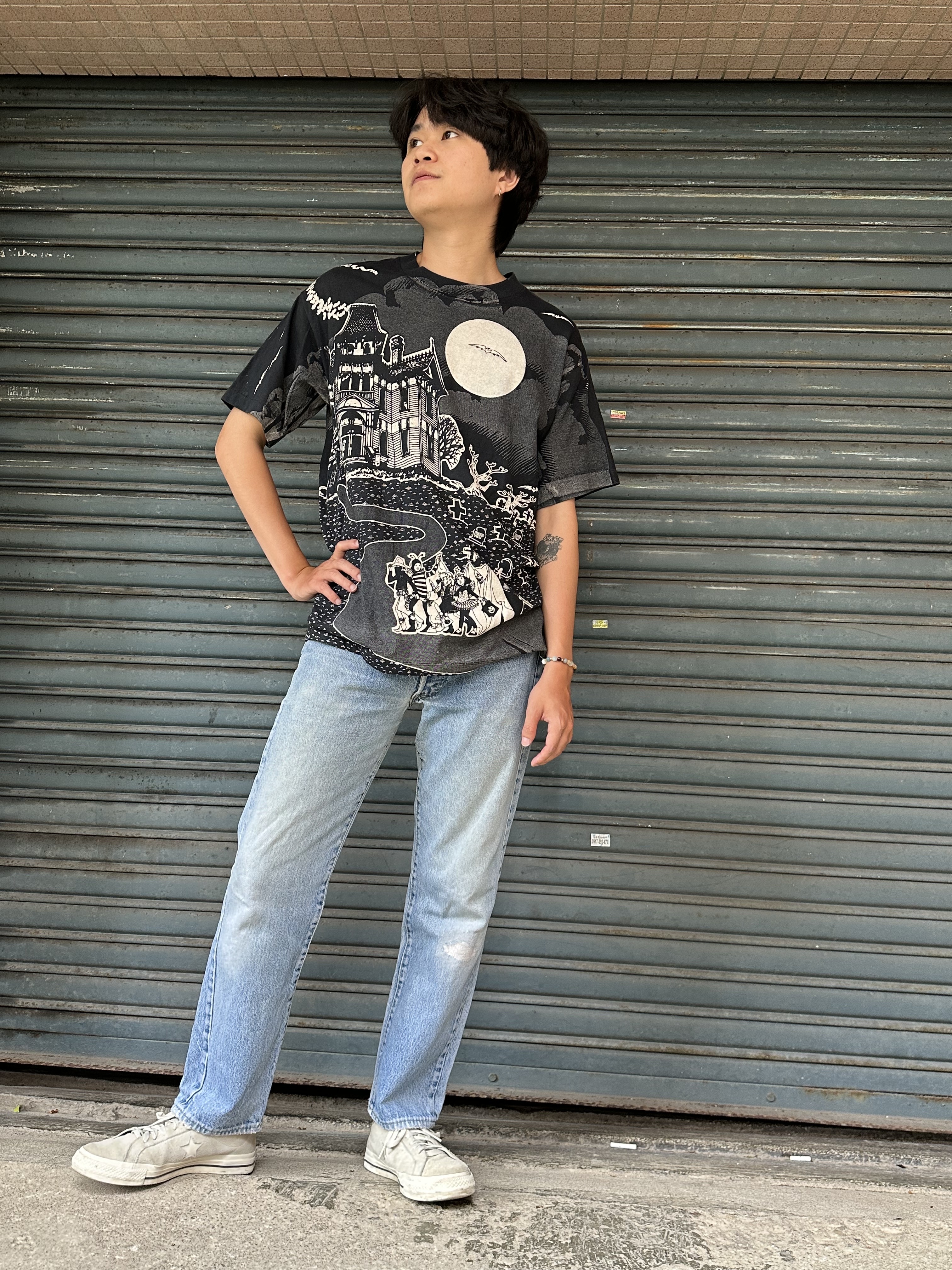 80’s Levi’s 501 Inside Single Stich Black Bar (MADE IN USA)