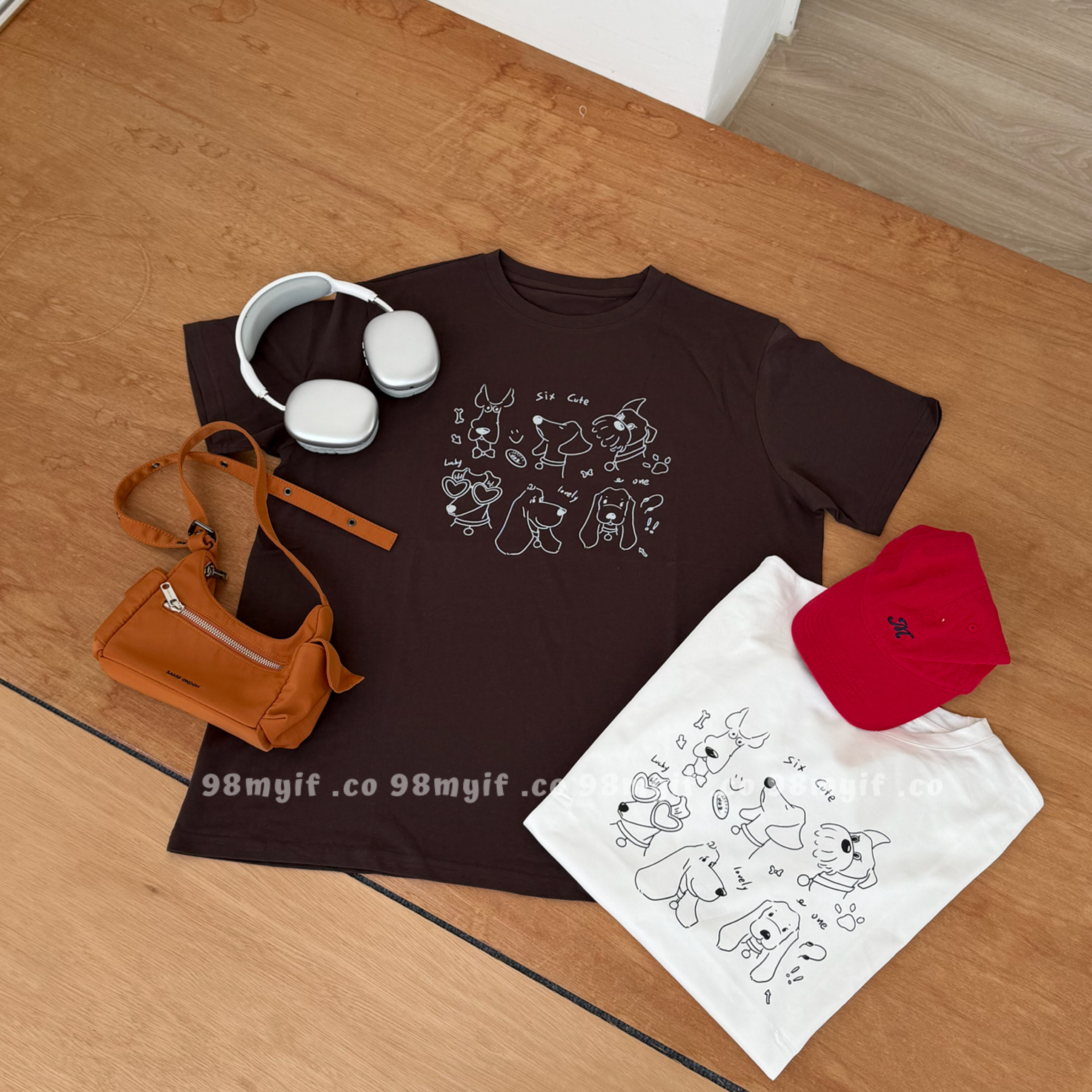 M16 線條狗tee