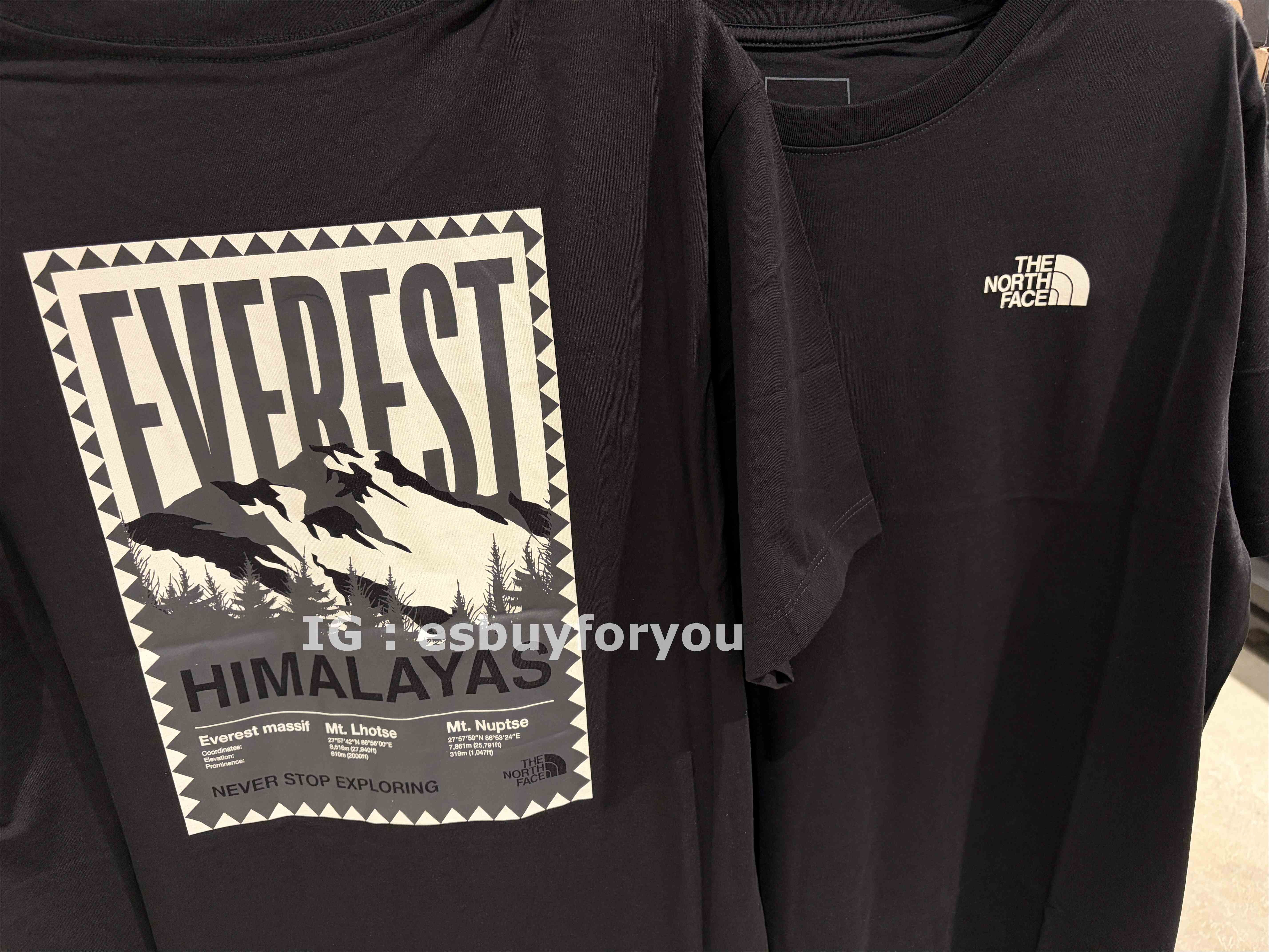 THE NORTH FACE 男大人 喜馬拉雅 正反山脈 短TEE