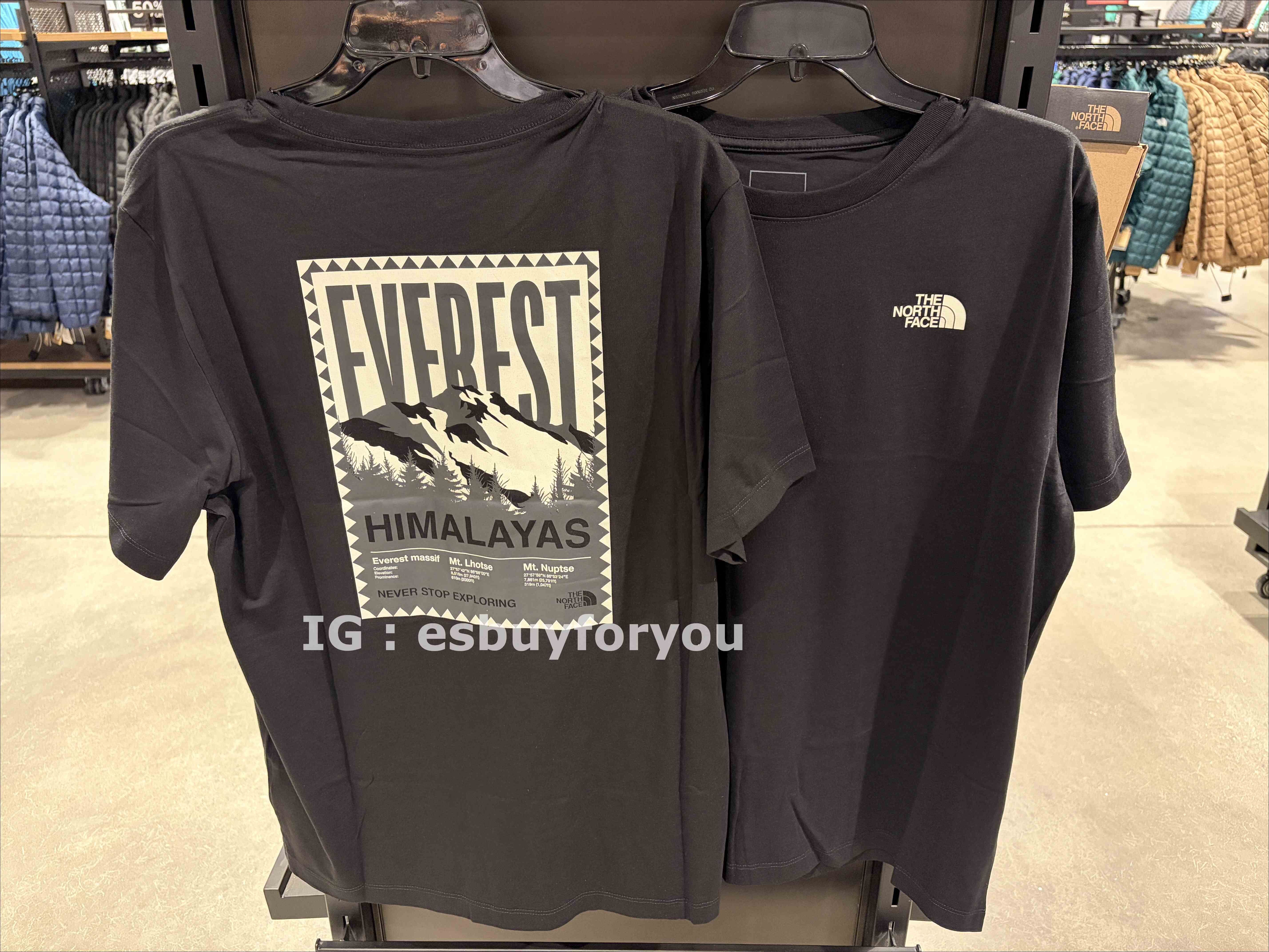 THE NORTH FACE 男大人 喜馬拉雅 正反山脈 短TEE
