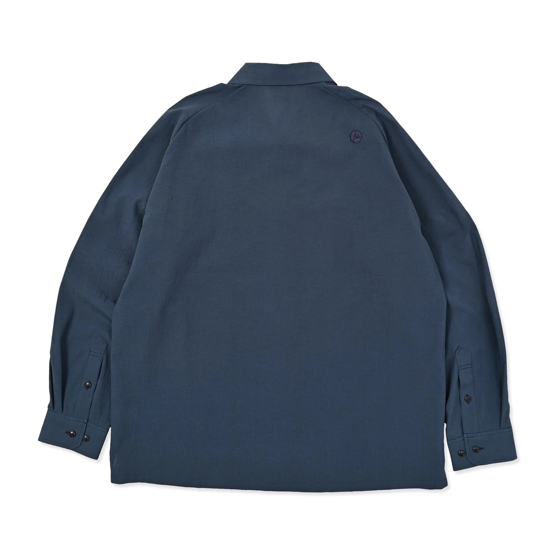 Marmot Asia MMT 亞麻調柔質透氣襯衫-MTSS26MSH051-C005 藏青 [HappyOutdoor]