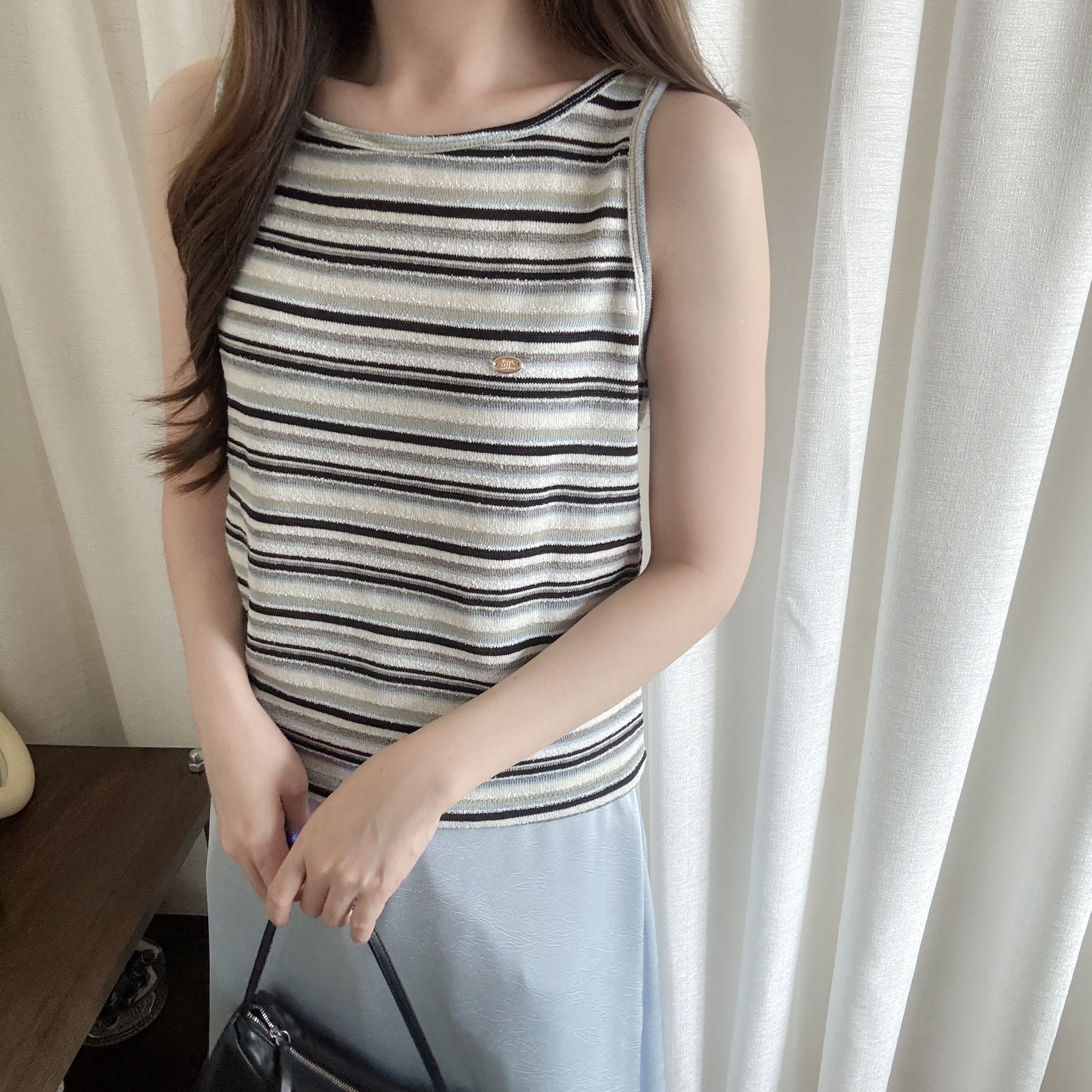 彩間毛巾小背心