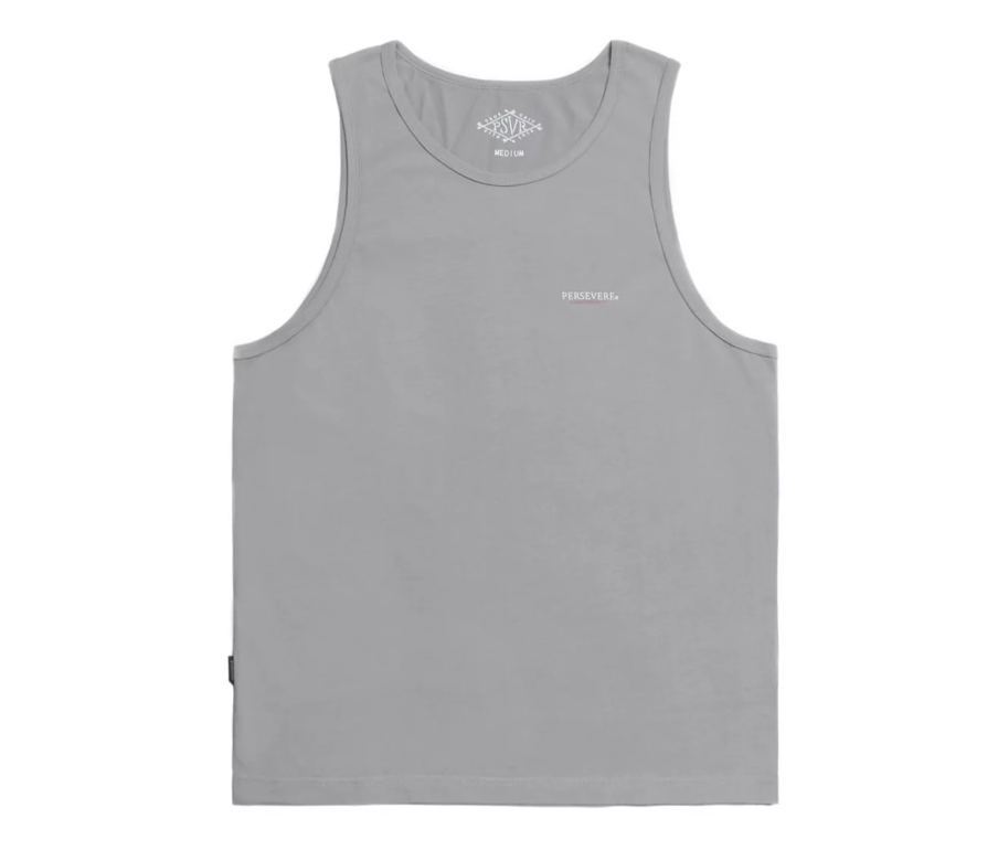 PERSEVERE CLASSIC STAPLE LAYERING TANK TOP - GREY