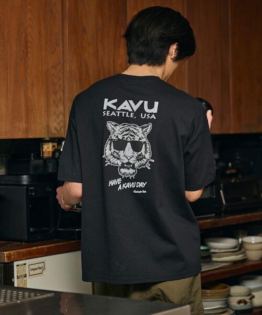 |折扣登記中| 🇯🇵 KAVU 別注 美式 墨鏡老虎  TEE