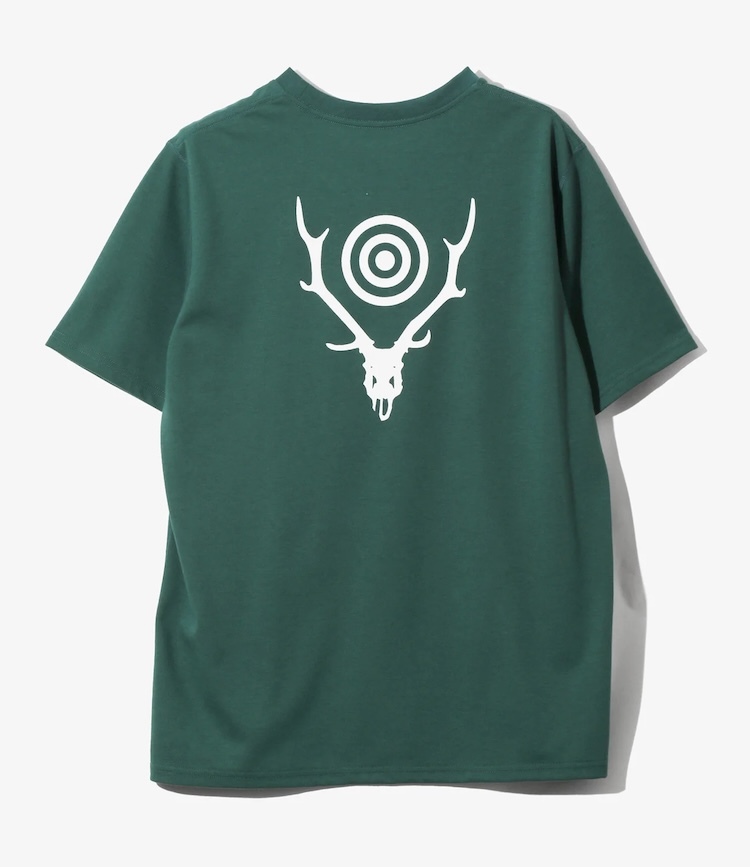 South2 West8 - SX745 S/S Crew Neck Tee - Skull & Target