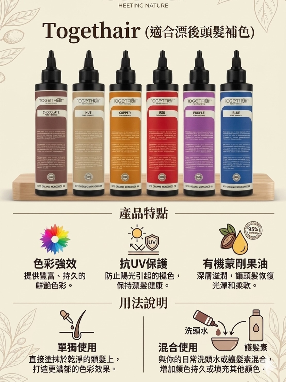 Togethair #Meet Pure Pigments 200ml
