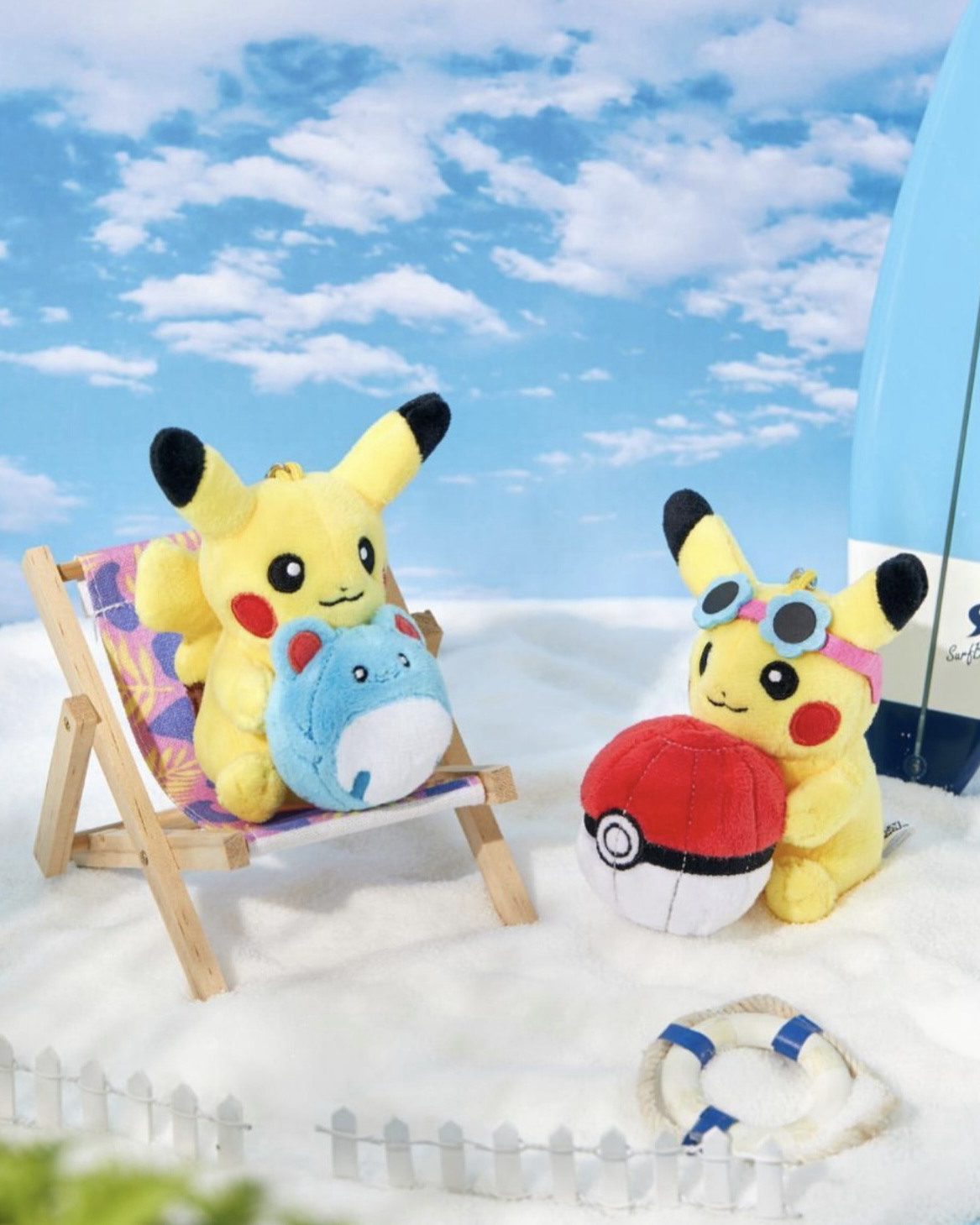 <韓國限定🇰🇷>OLIVE YOUNG x POKÉMON 寶可夢 皮卡丘 毛絨 吊飾 掛件 鑰匙圈 共4款