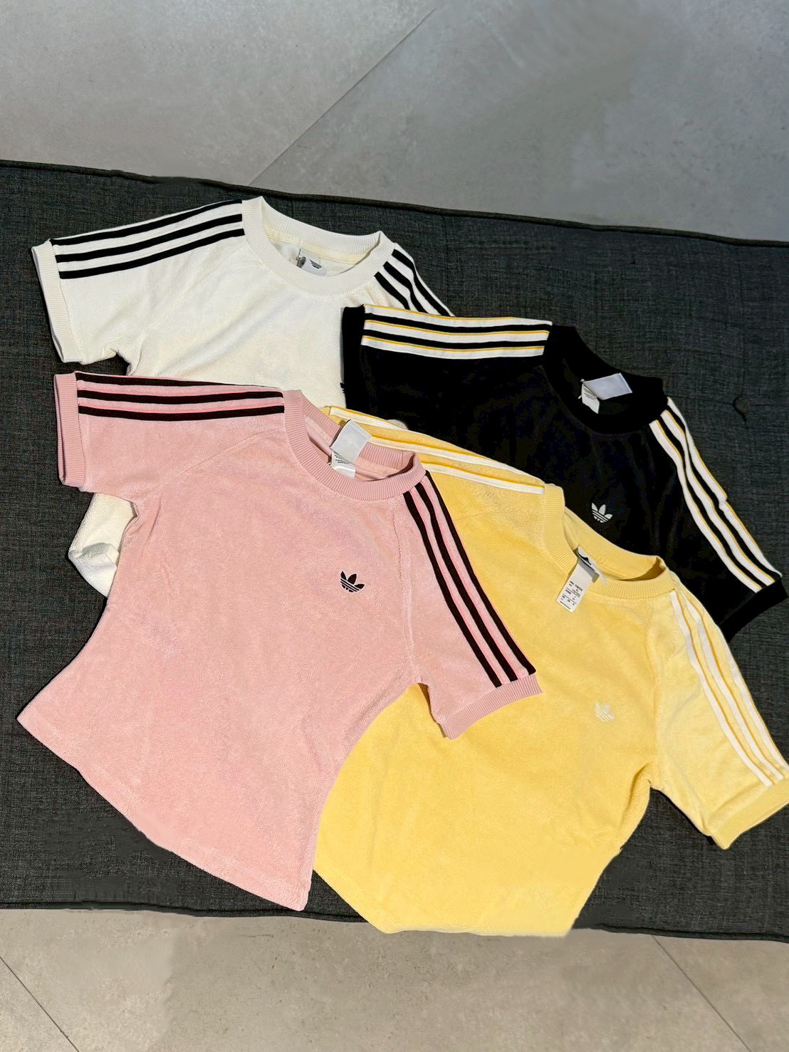 【預購】Adidas 毛圈布 舒適絨毛Terry Towel Cali T-shirt 短袖 上衣 短褲 套裝 多款可選