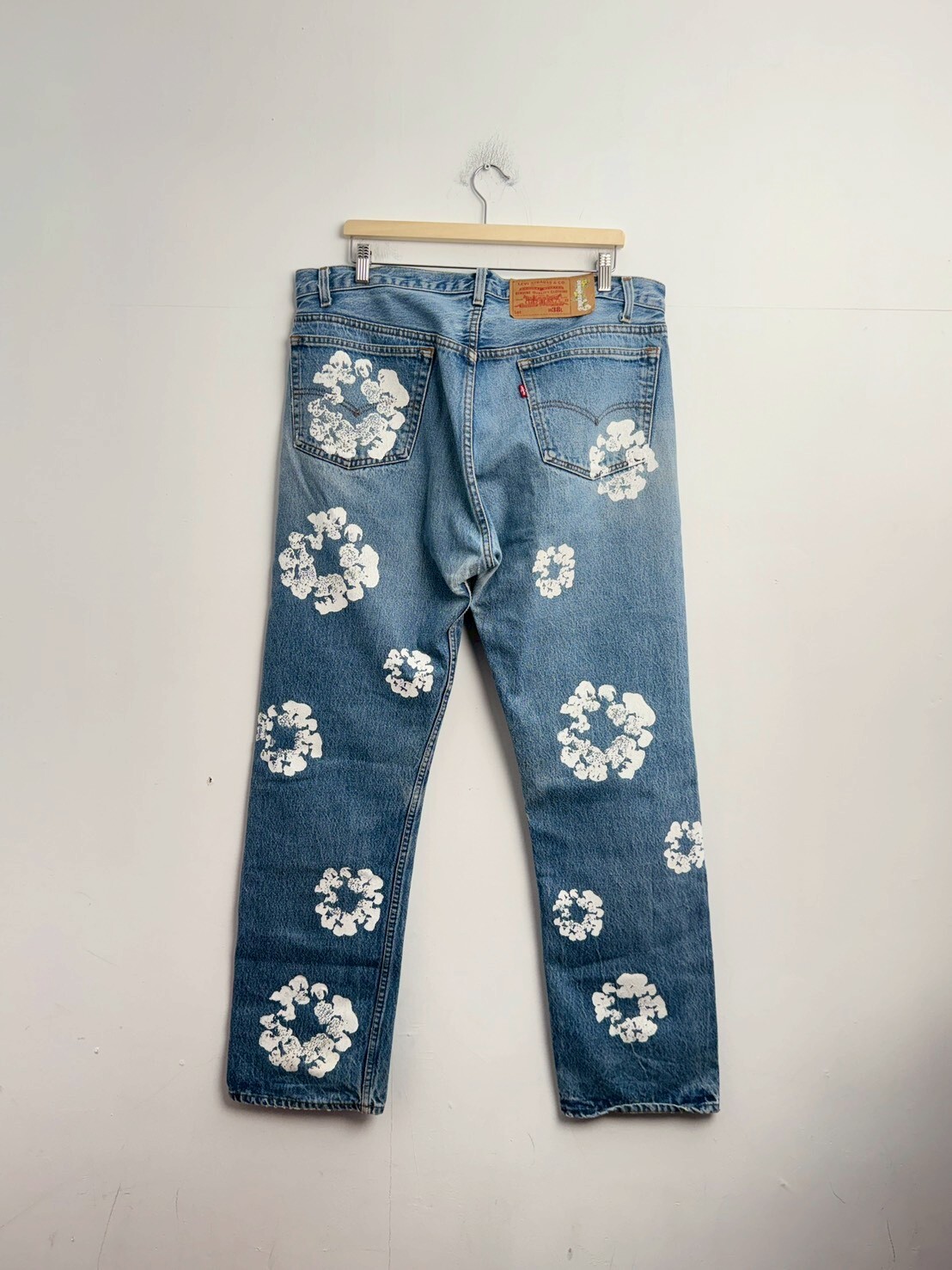 DENIM TEARS LEVI'S The Cotton Wreath Jean Light Wash SIZE W38