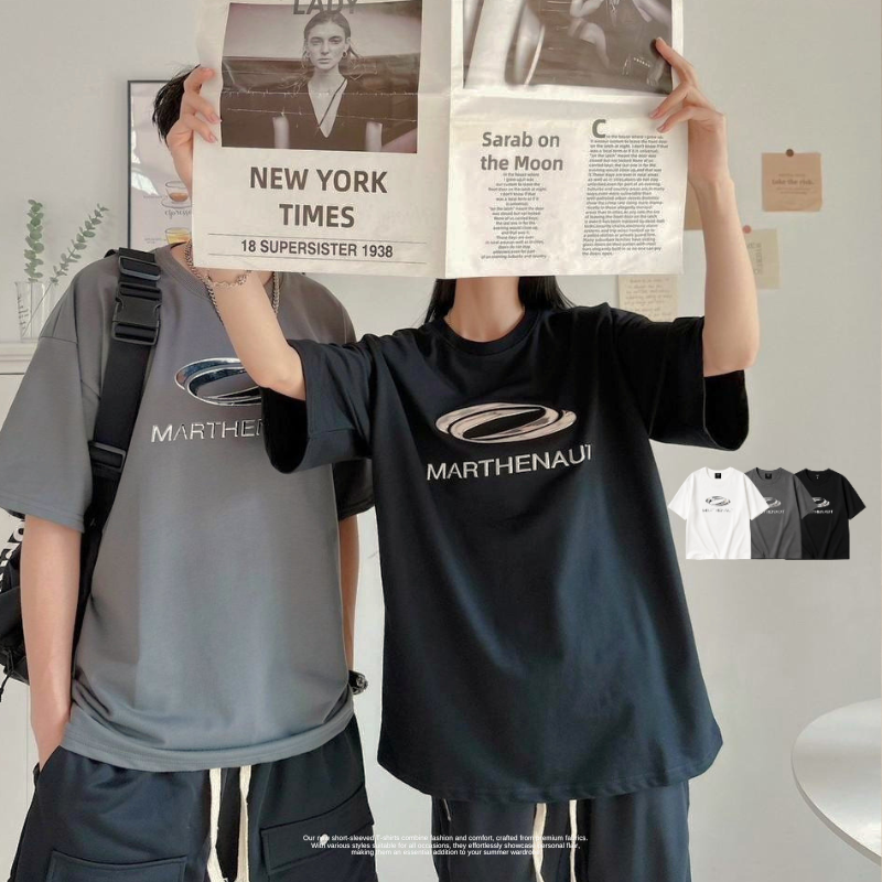 立體marthenaut 韓風標誌短T