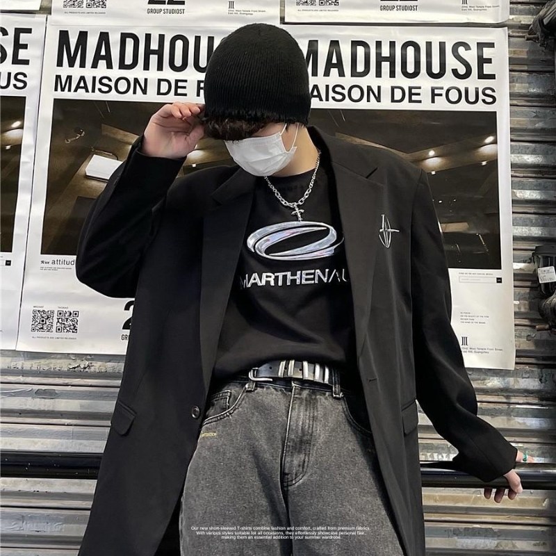 立體marthenaut 韓風標誌短T