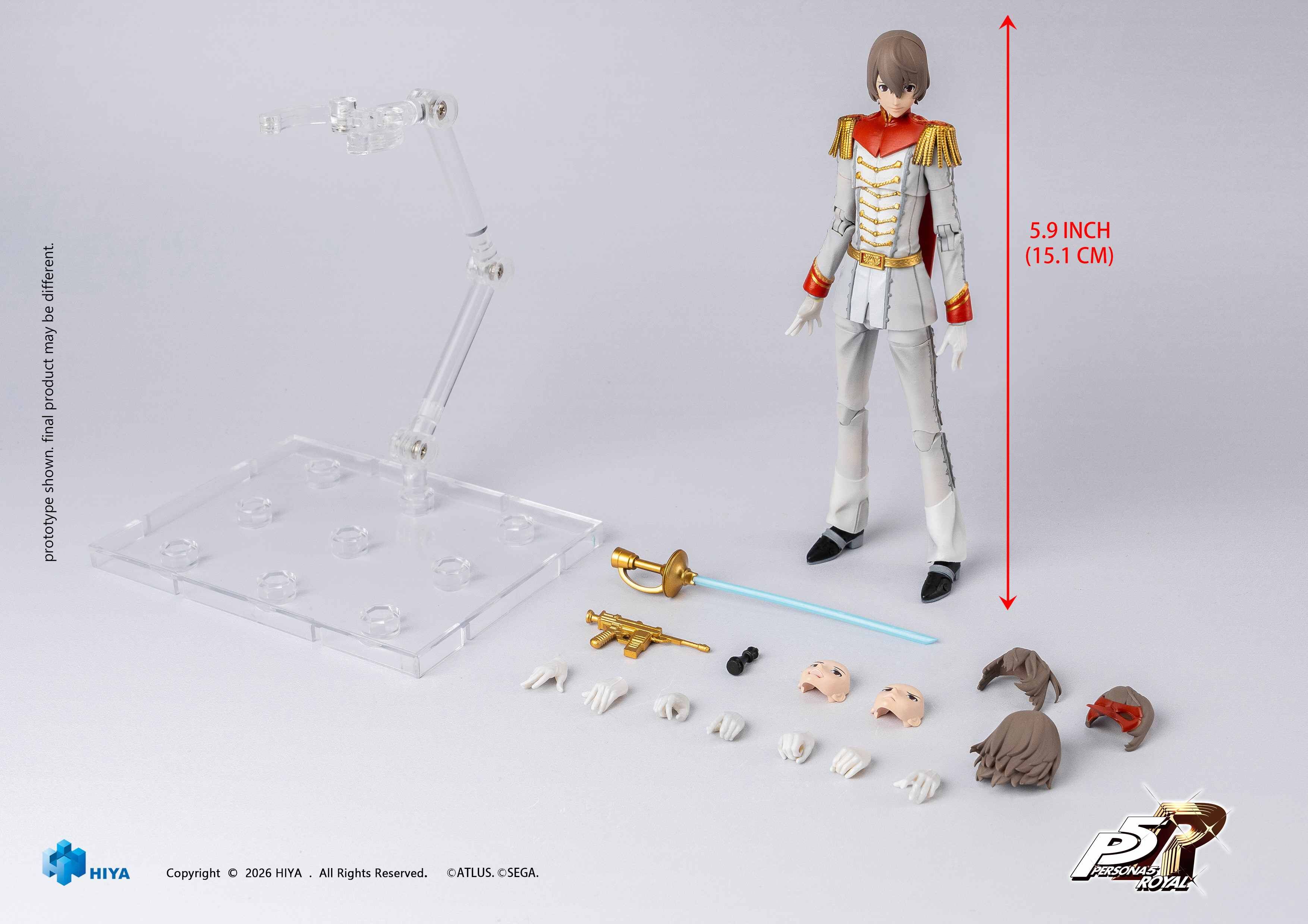 「ACG.GO」「預購」Hiya Toys 1/12《女神異聞錄5 皇家版》Crow 可動人偶