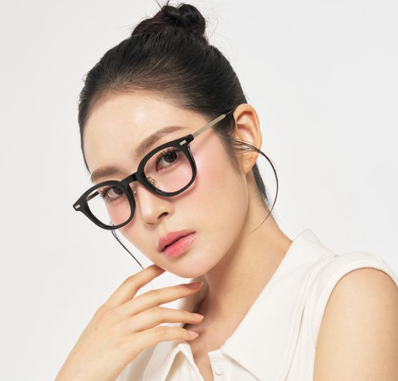 CR260505-C56 X.KAY GLASS BLACK Blue Light Filter VER - 抗藍光