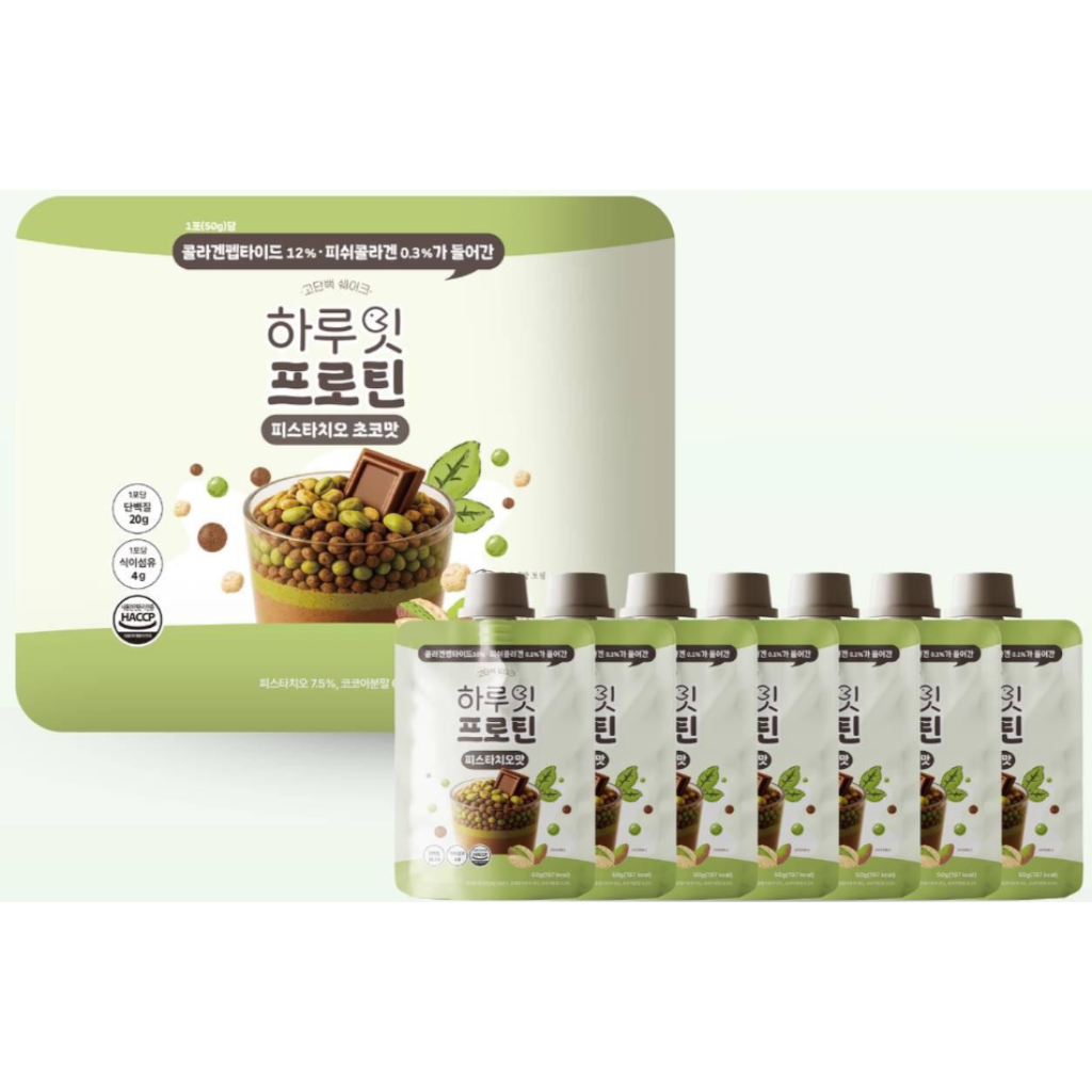 KOR-FFG0505-218 每日輕飲-shake shake奶昔-開心果巧克力口味 1袋(7包*20g) (A17)