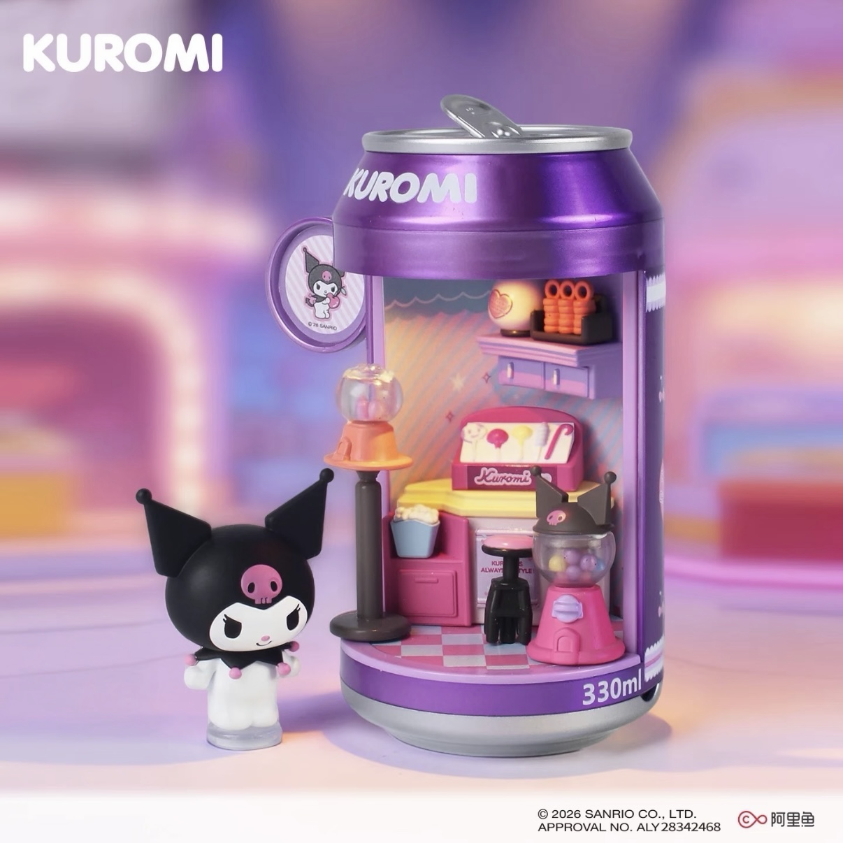 <正版授權>SANRIO 三麗鷗家族 小汽水甜品商店街系列 盲盒 公仔 擺件