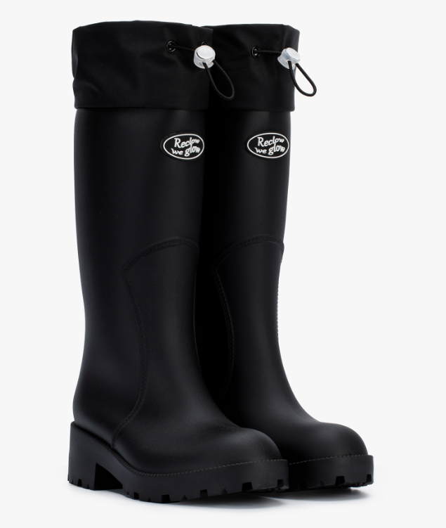 CR260505-C74 HOU LONG RAIN BOOTS BLACK