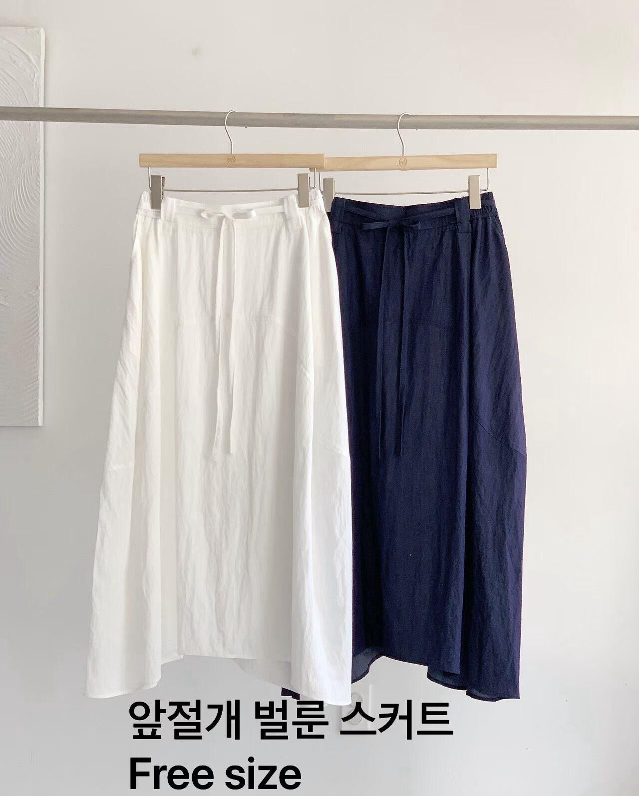 AW6203 蝴蝶腰繩傘形半身裙