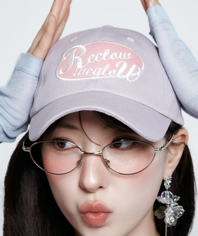 CR260505-C90 GLOW Logo Ball Cap 香芋紫