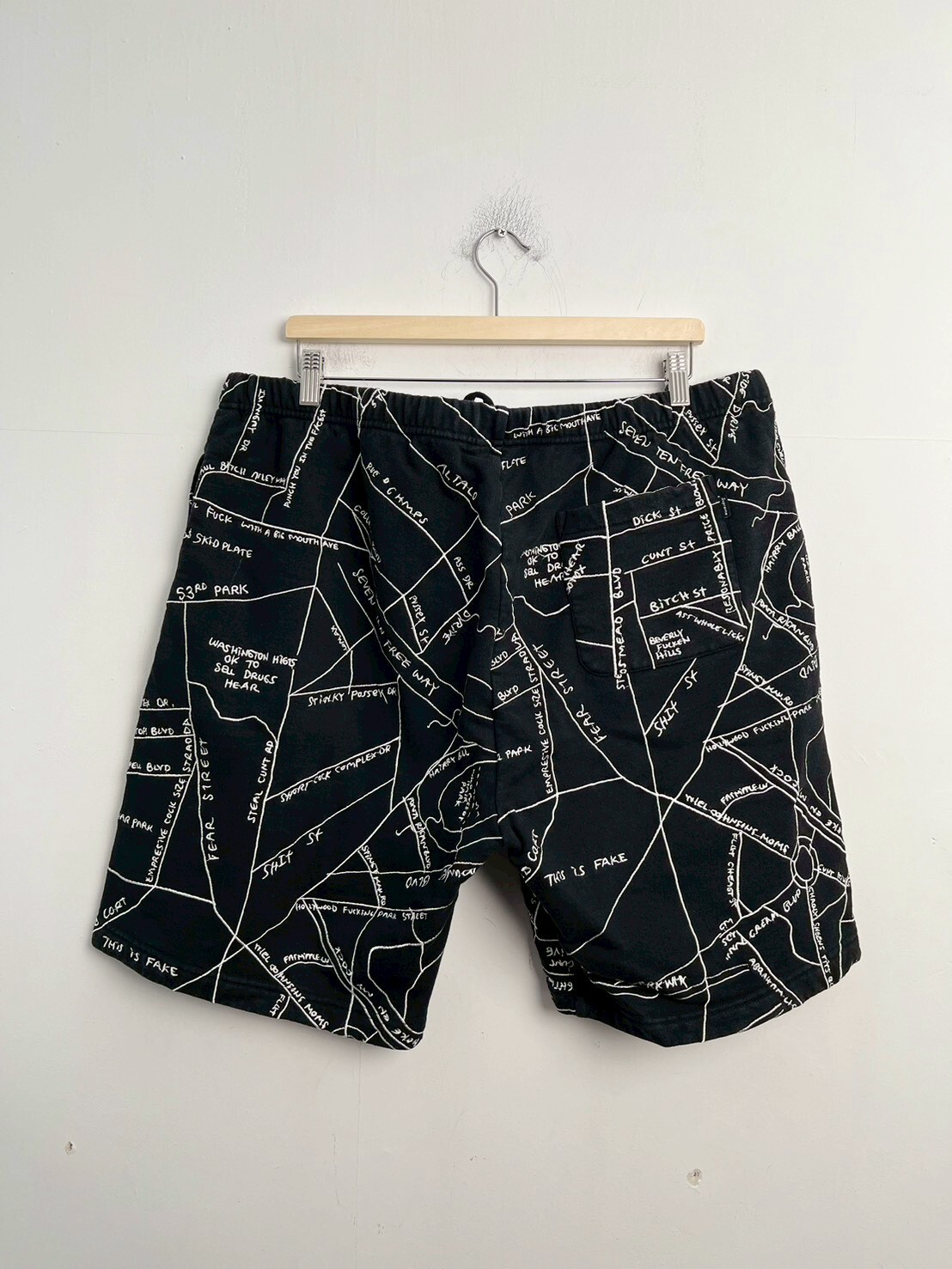 SUPREME X GONZ Map Sweat shorts SIZE XL