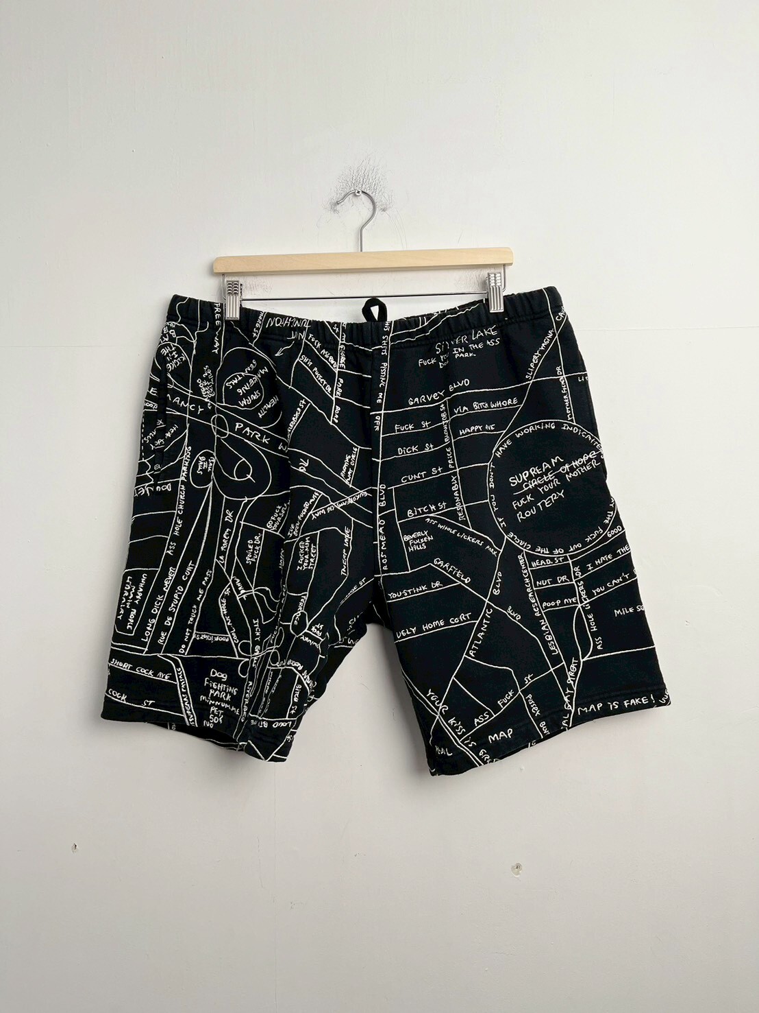 SUPREME X GONZ Map Sweat shorts SIZE XL
