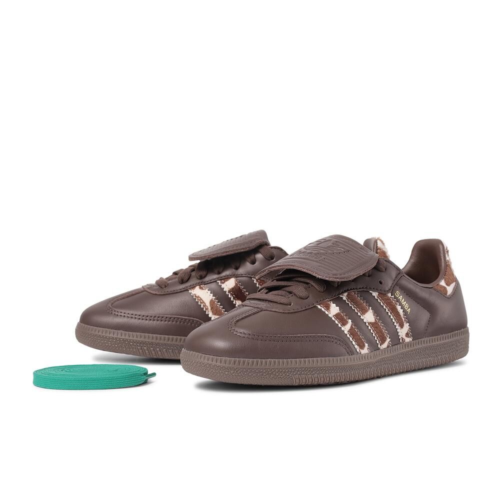 Adidas Originals Samba LT 日本限定 咖啡棕 豹紋 翻蓋鞋舌 復古鞋 KH7885