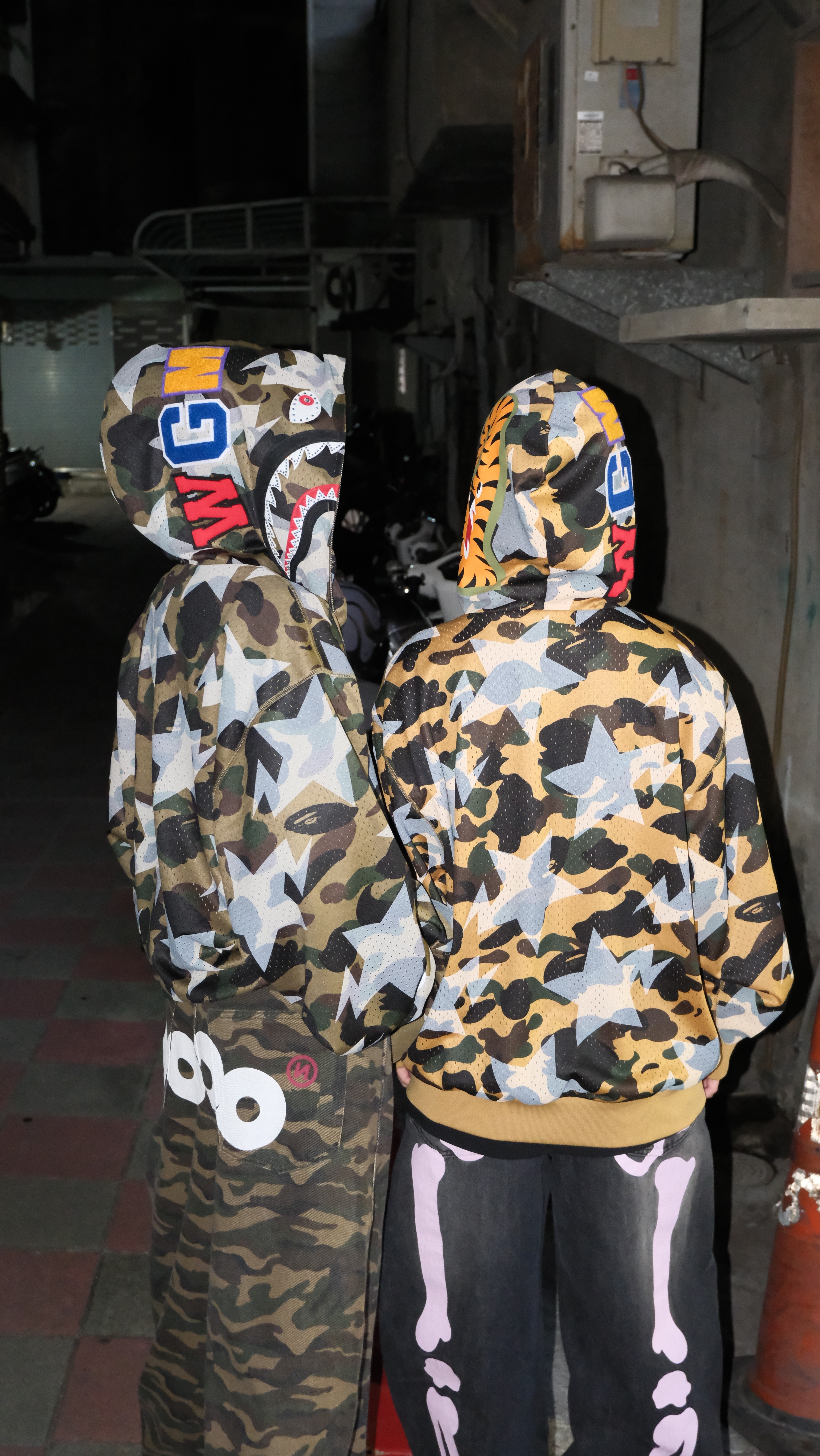 BAPE SS26 網眼 水鑽 鯊魚外套 1M30115310
