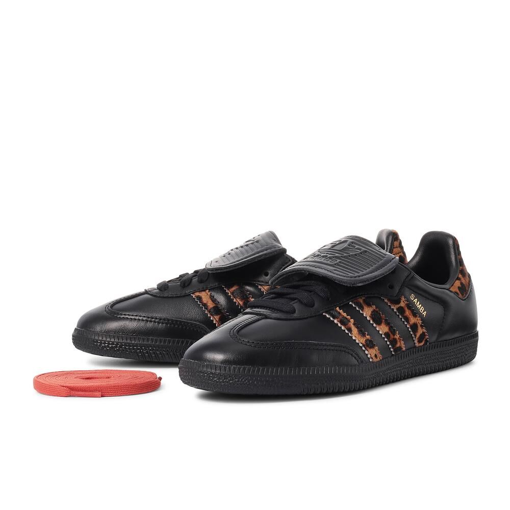 Adidas Originals Samba LT 日本限定 黑色 豹紋 翻蓋鞋舌 男女 復古鞋 KH7884