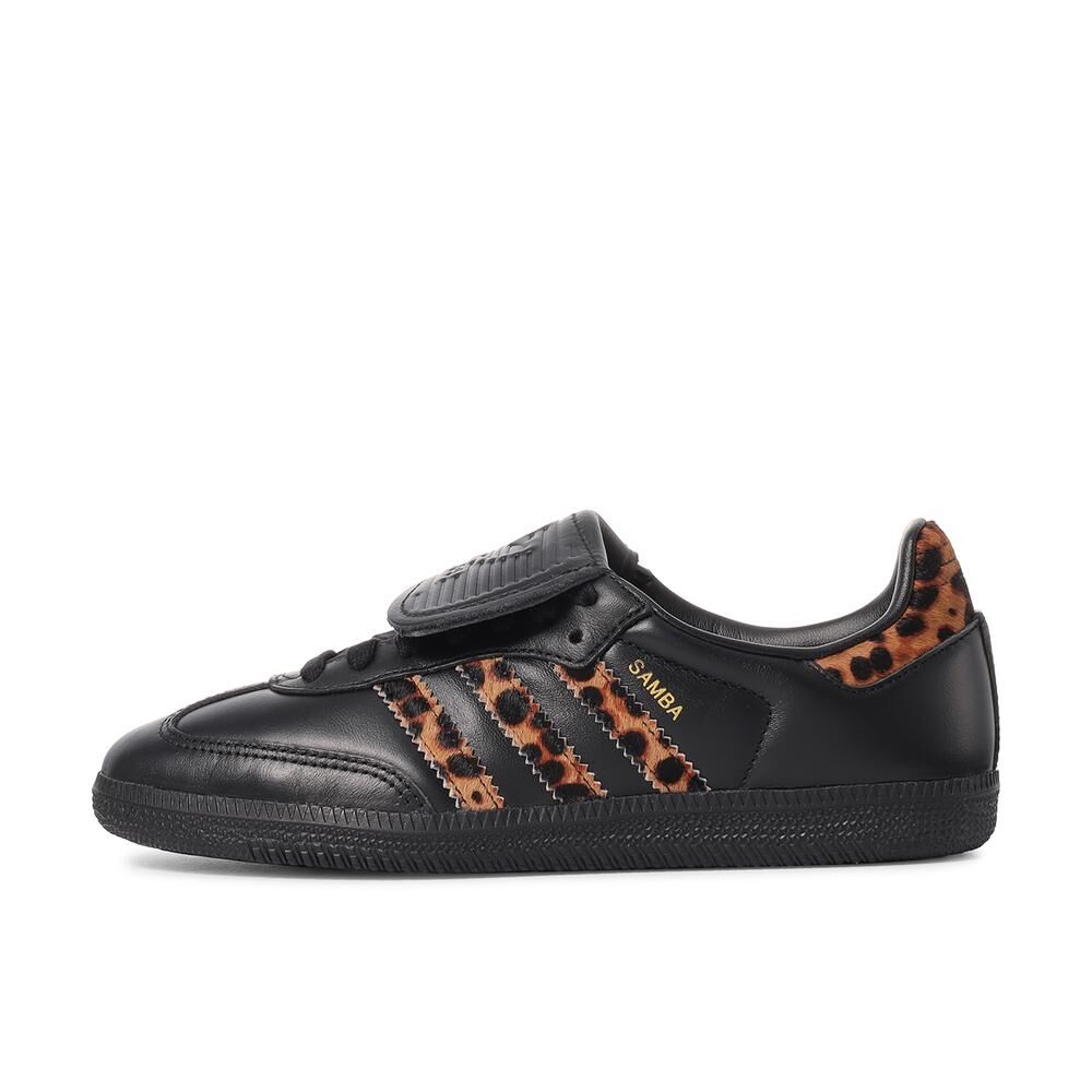 Adidas Originals Samba LT 日本限定 黑色 豹紋 翻蓋鞋舌 男女 復古鞋 KH7884
