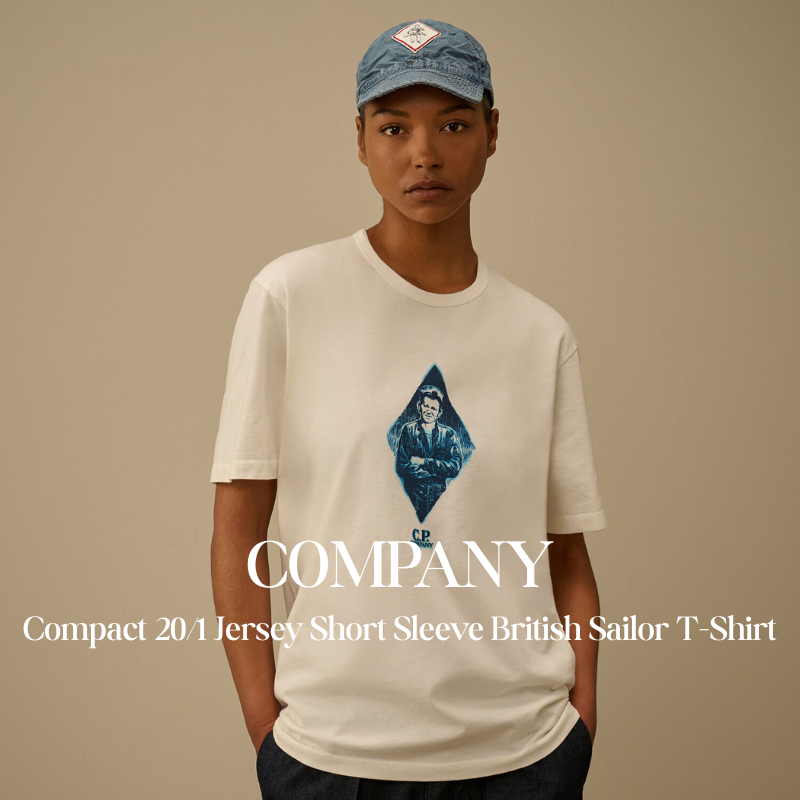 【代購】CP COMPANY Compact 20/1 英倫水手短袖T恤 厚磅設計上衣