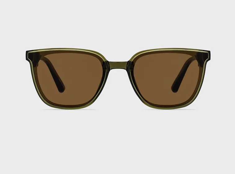 CR260505-C22 WIRWIR SUNGLASS KHAKI   送圓形眼鏡盒1個(顏色随機)