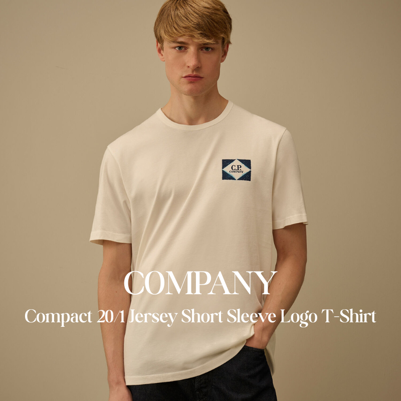 【代購】CP COMPANY Compact 20/1 厚磅Logo短袖T恤 高密度棉質上衣